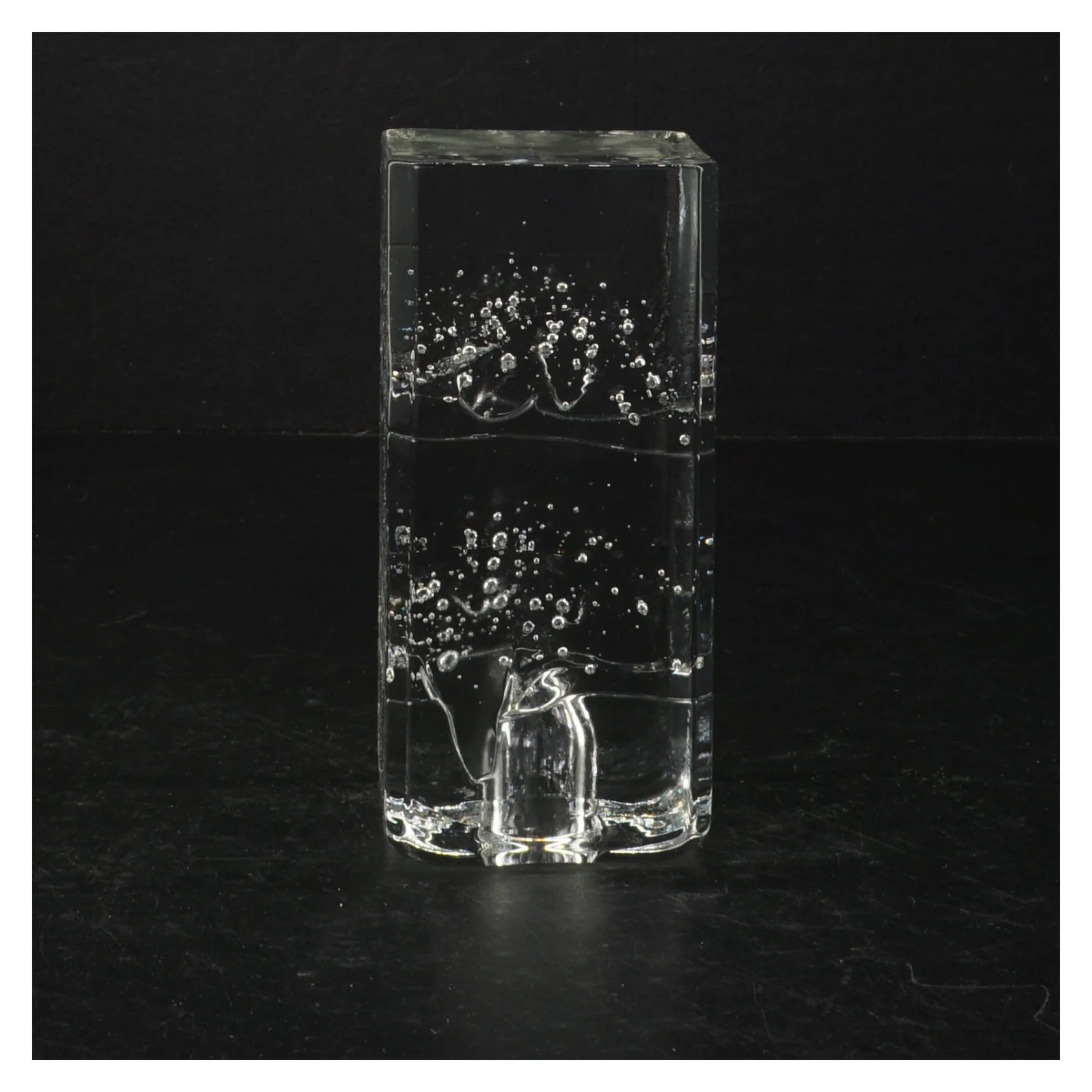 Glaskunst med luftbobler (str. 13 cm)