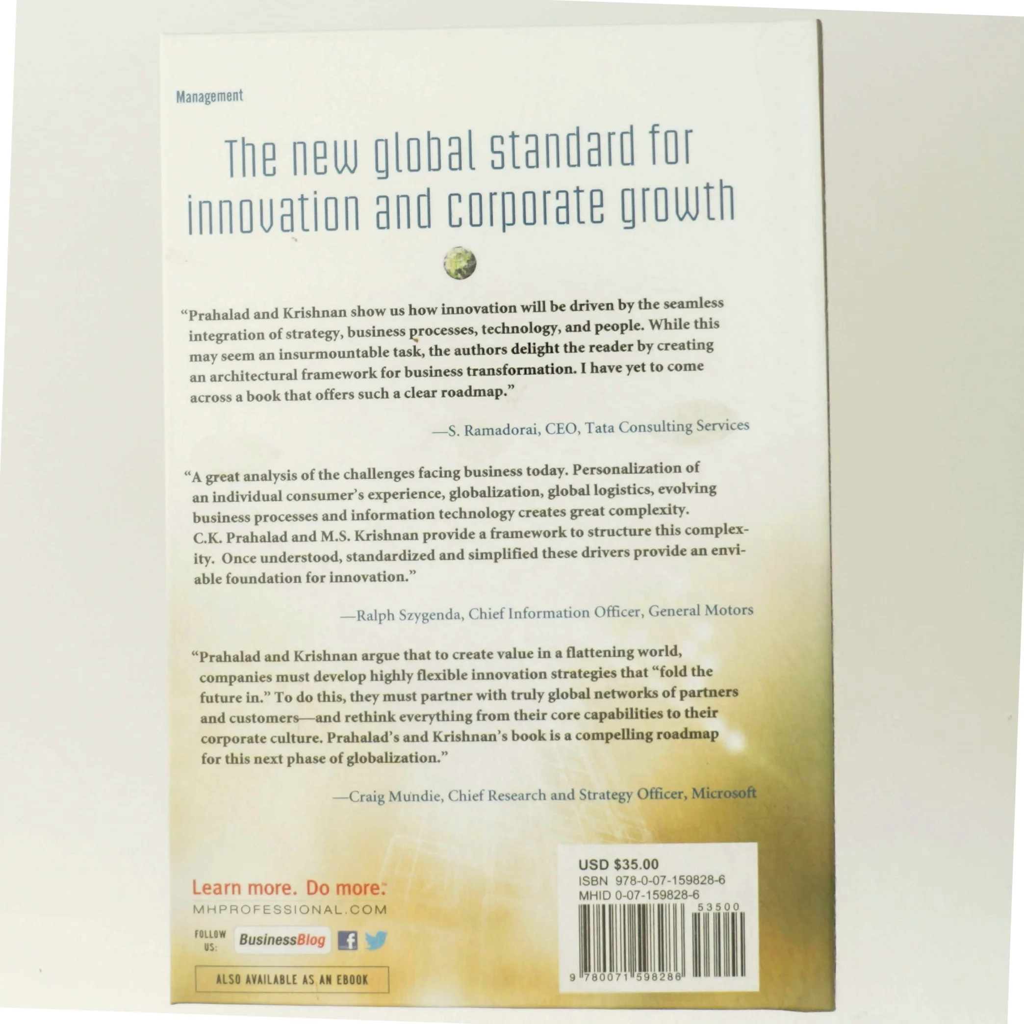 The new age of innovation af C.K. Prahalad og M.S. Krishnan (Bog)