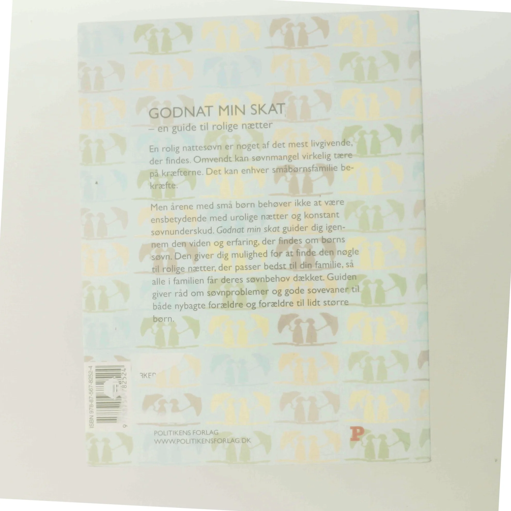 Godnat min skat : en guide til rolige nætter af Benedikte Hertel (Bog)