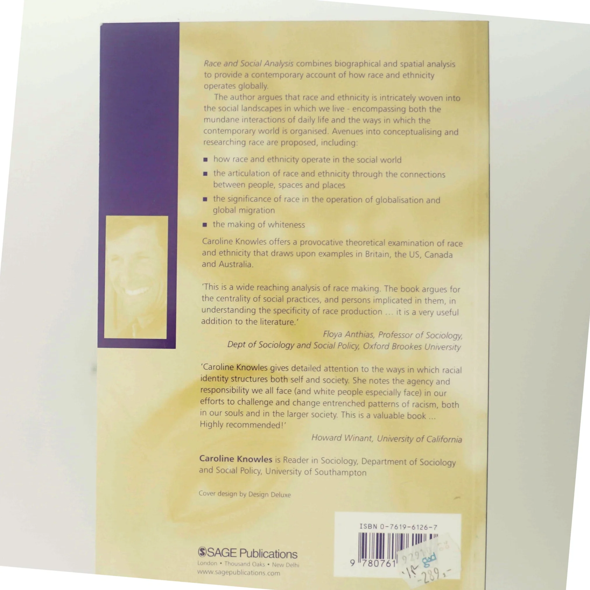 Race and social analysis (Bog)