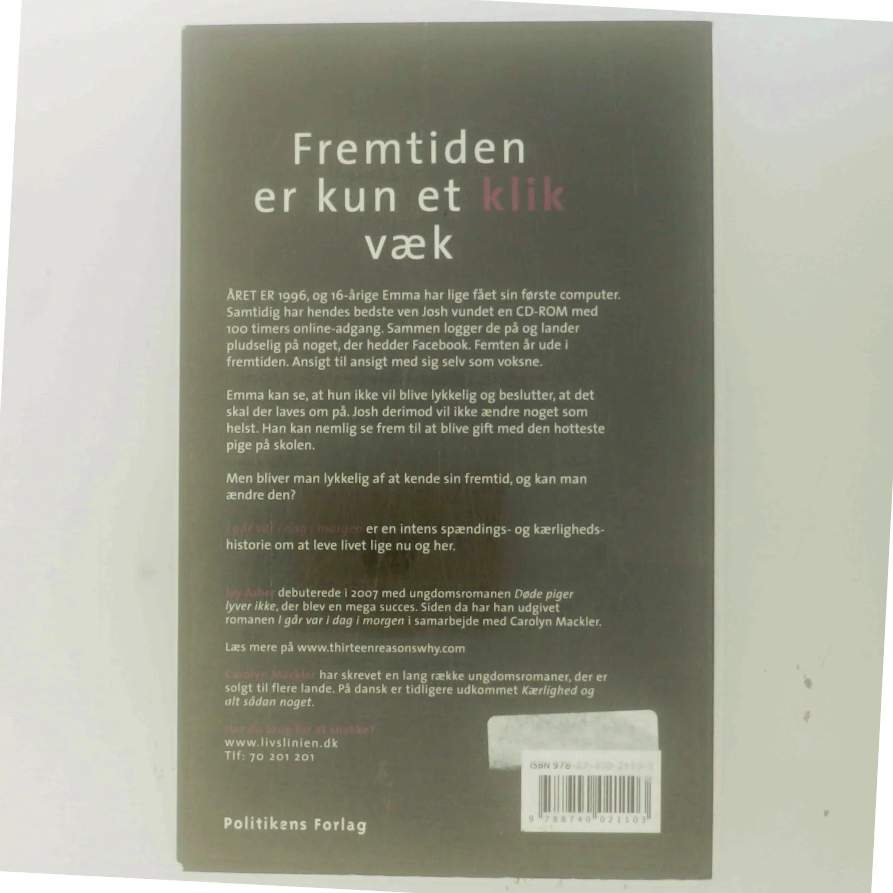 I går var i dag i morgen af Jay Asher (Bog)