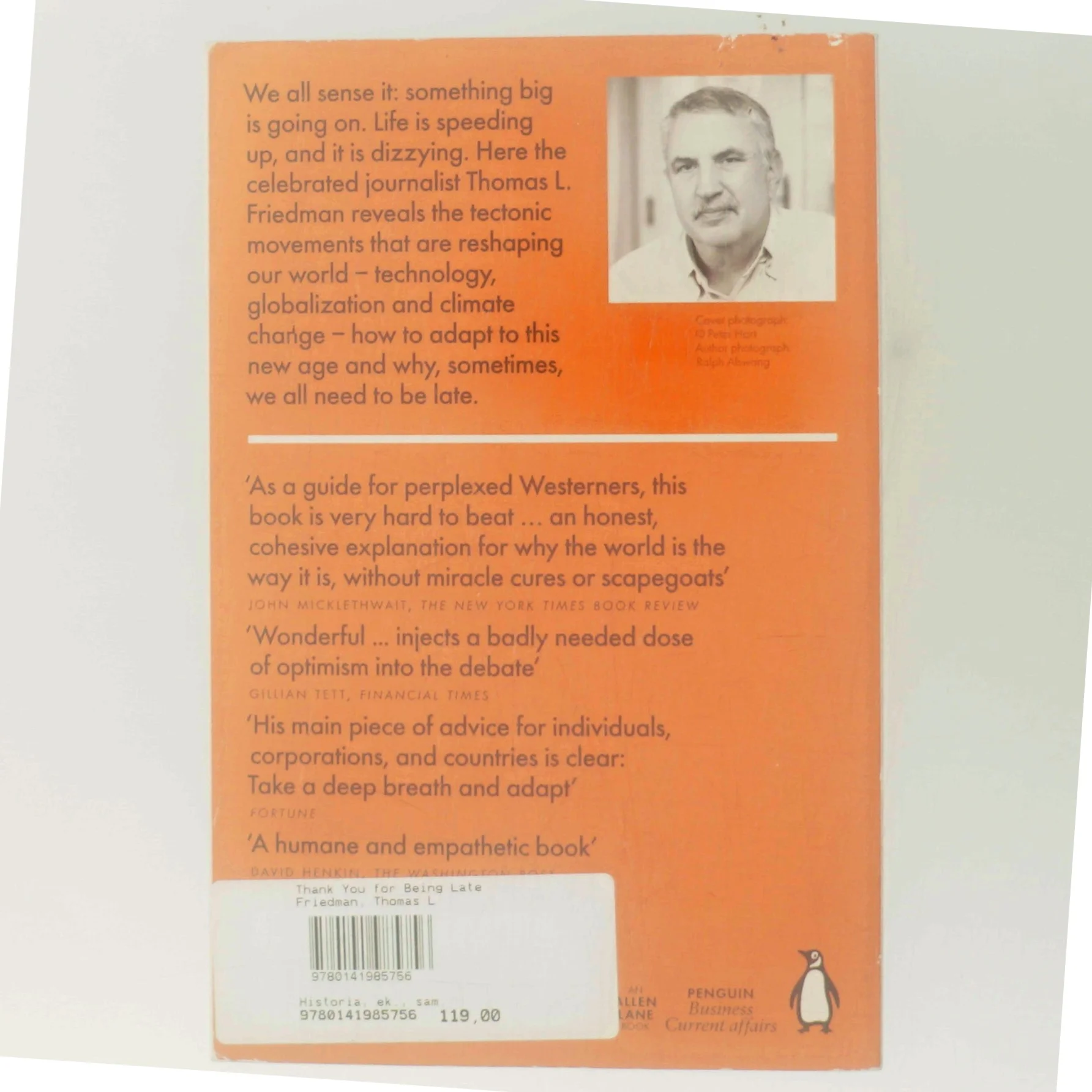 Thank You for Being Late af Thomas L. Friedman (Bog)