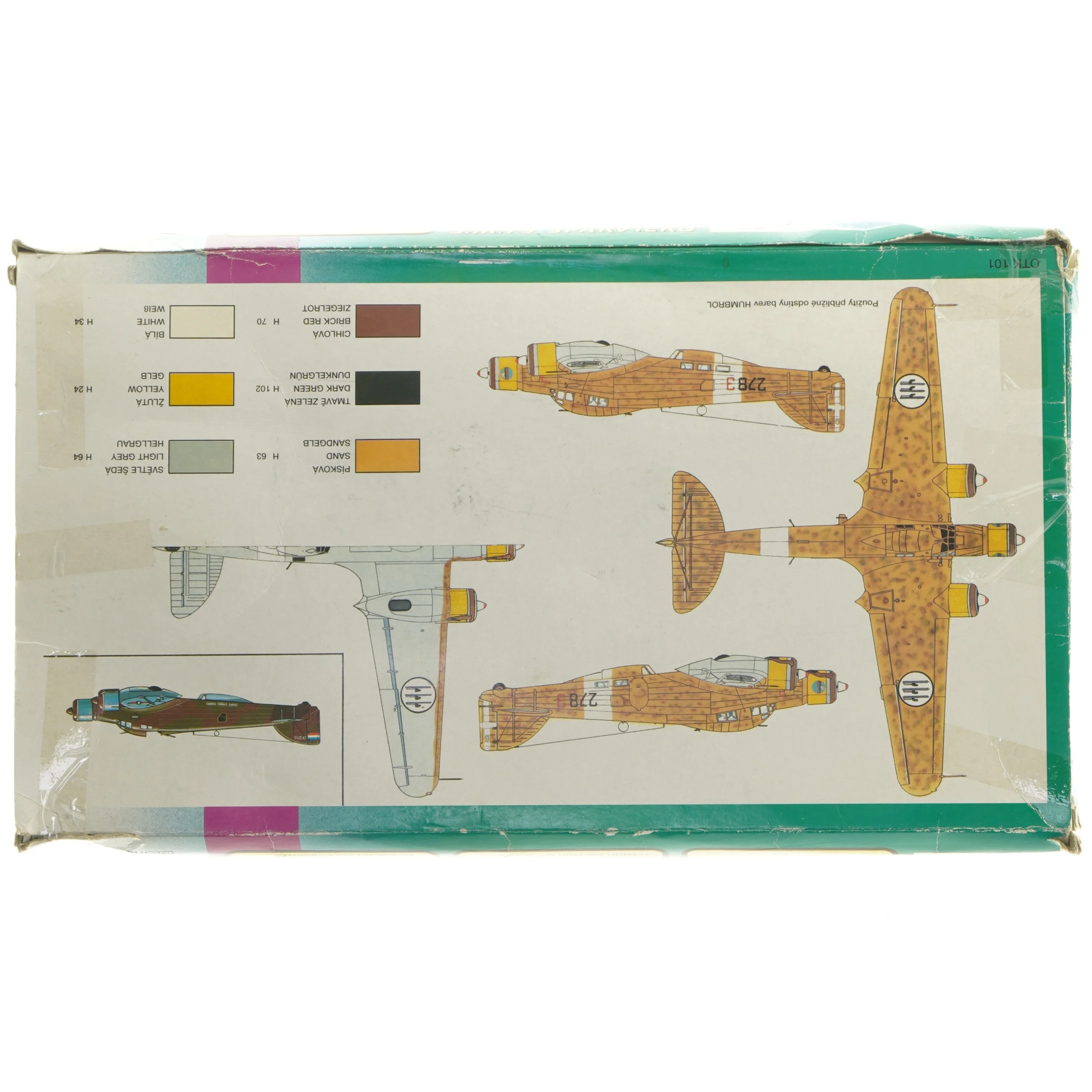 Savoia Marchetti S.M.79 byggemodelsæt fra SMER (str. 34x20 cm)