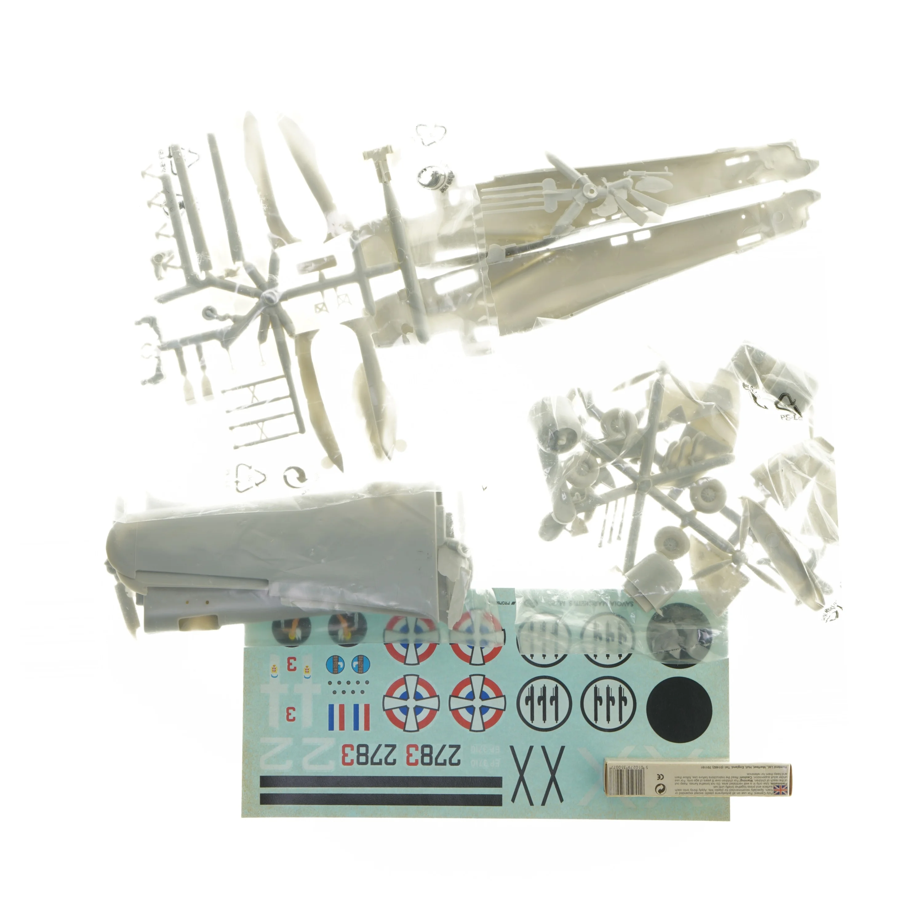 Savoia Marchetti S.M.79 byggemodelsæt fra SMER (str. 34x20 cm)