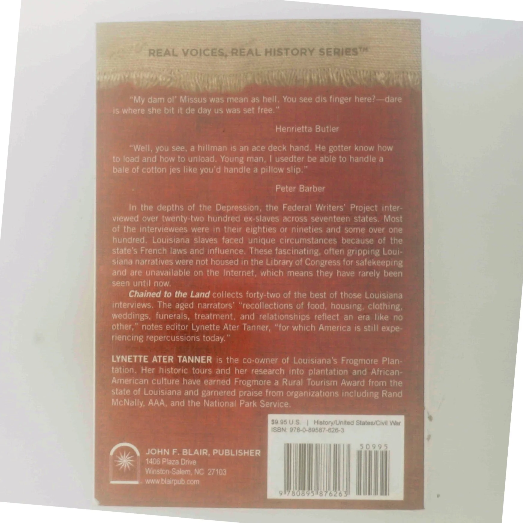 Chained to the Land af Lynette Ater Tanner (Bog)