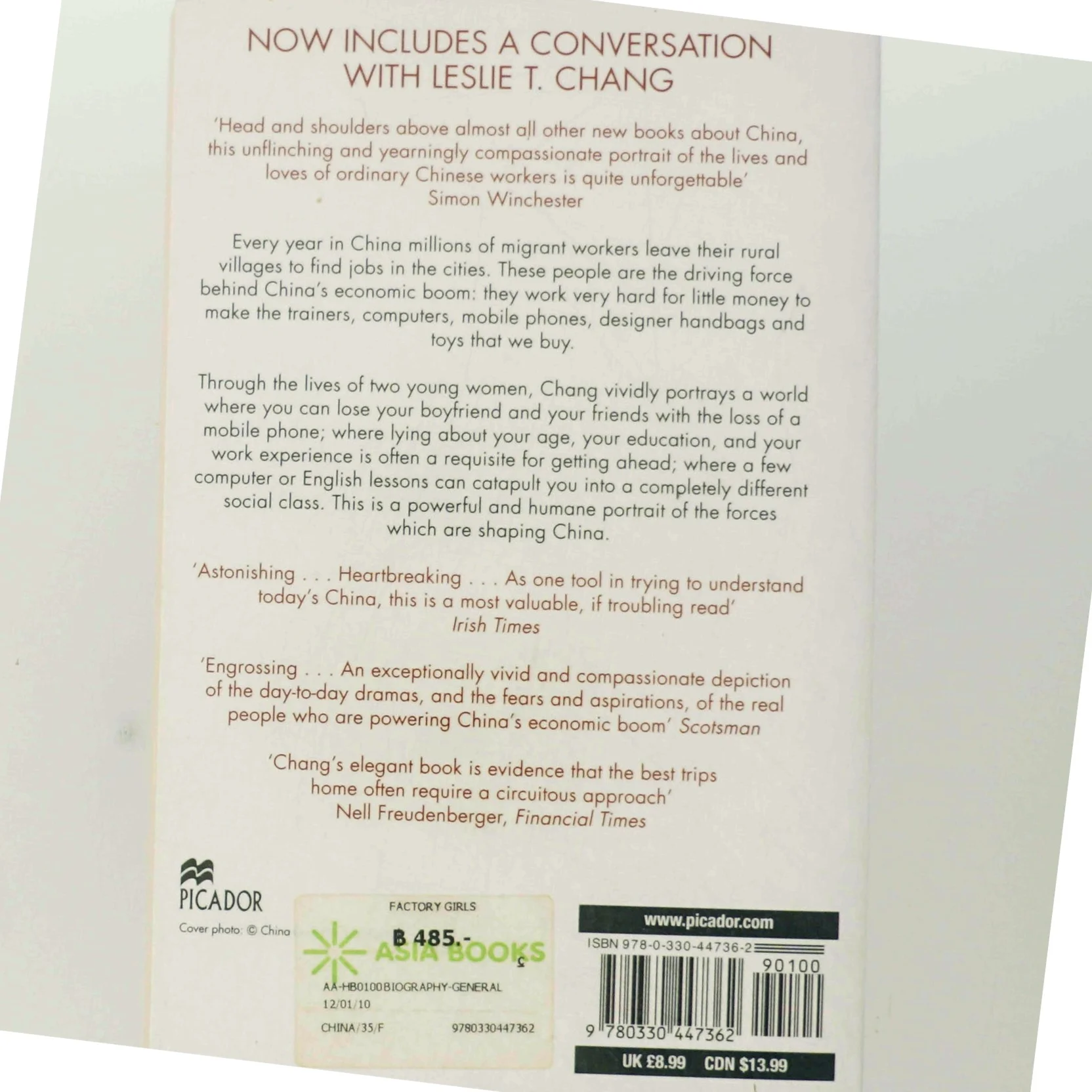 Factory girls : Voices from the heart of modern China af Leslie T. Chang (Bog)