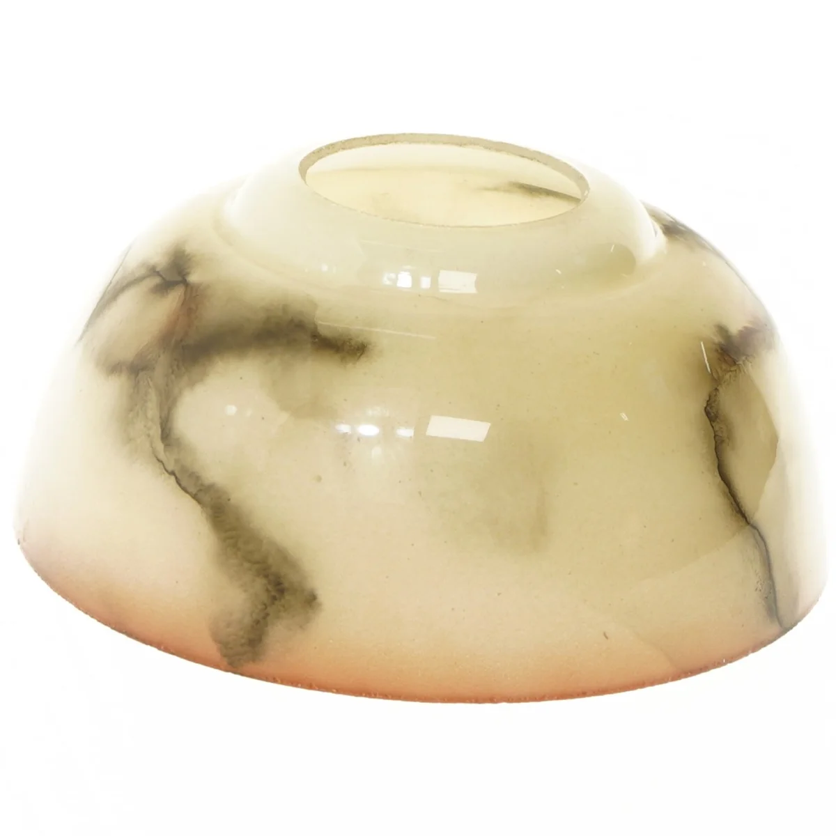 Antik Lys kuppel til lampe (str. Ø 18 cm)