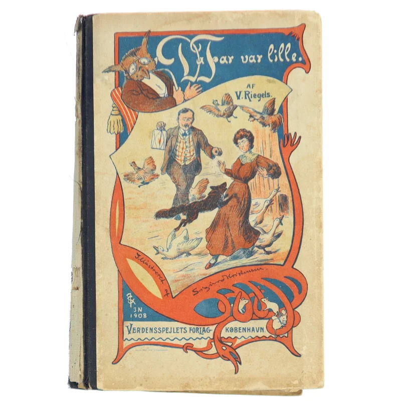 Antik bog 'Da far var lille, Historier for Børn' fra 1908