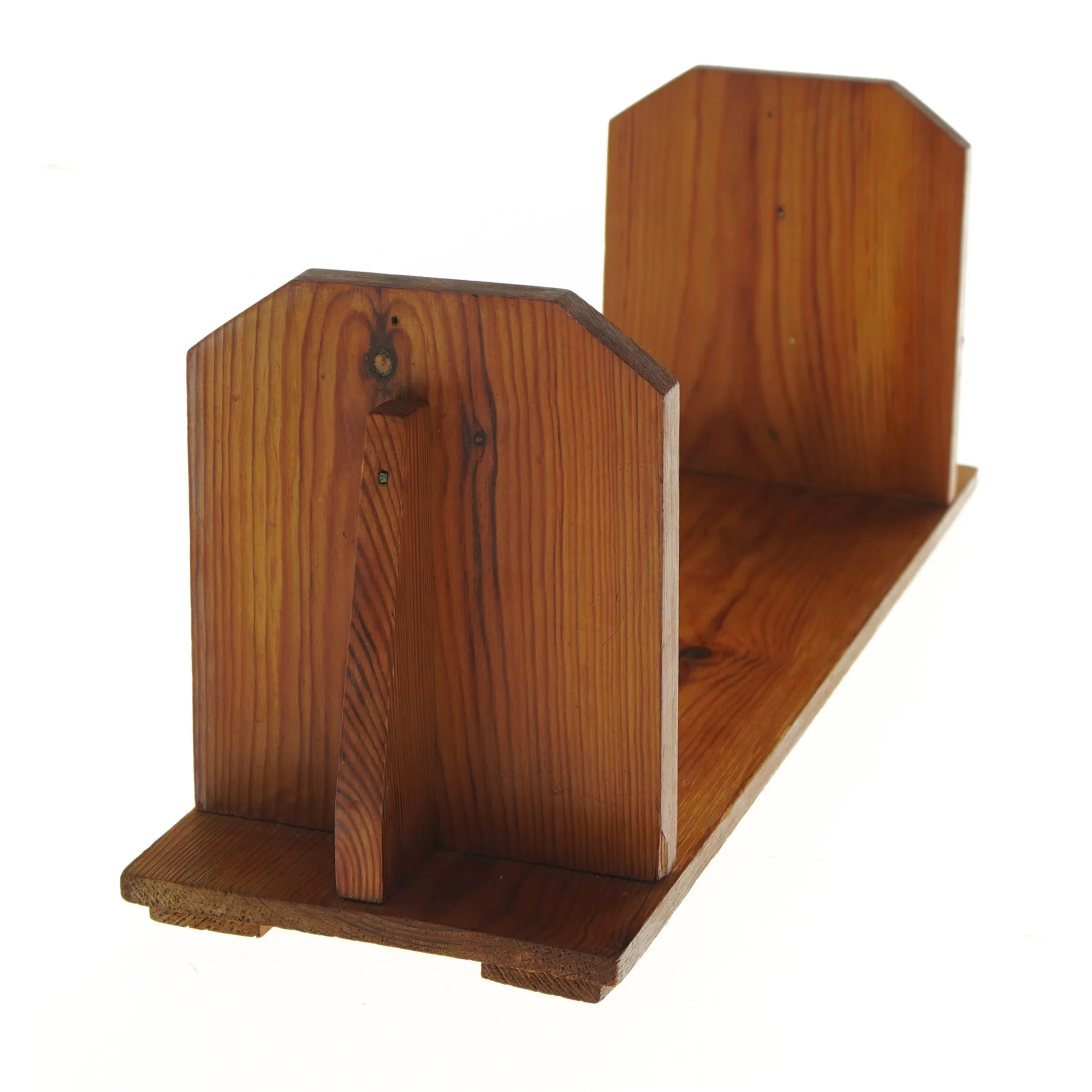 Træ bogstøtte (str. 17x14x45 cm)