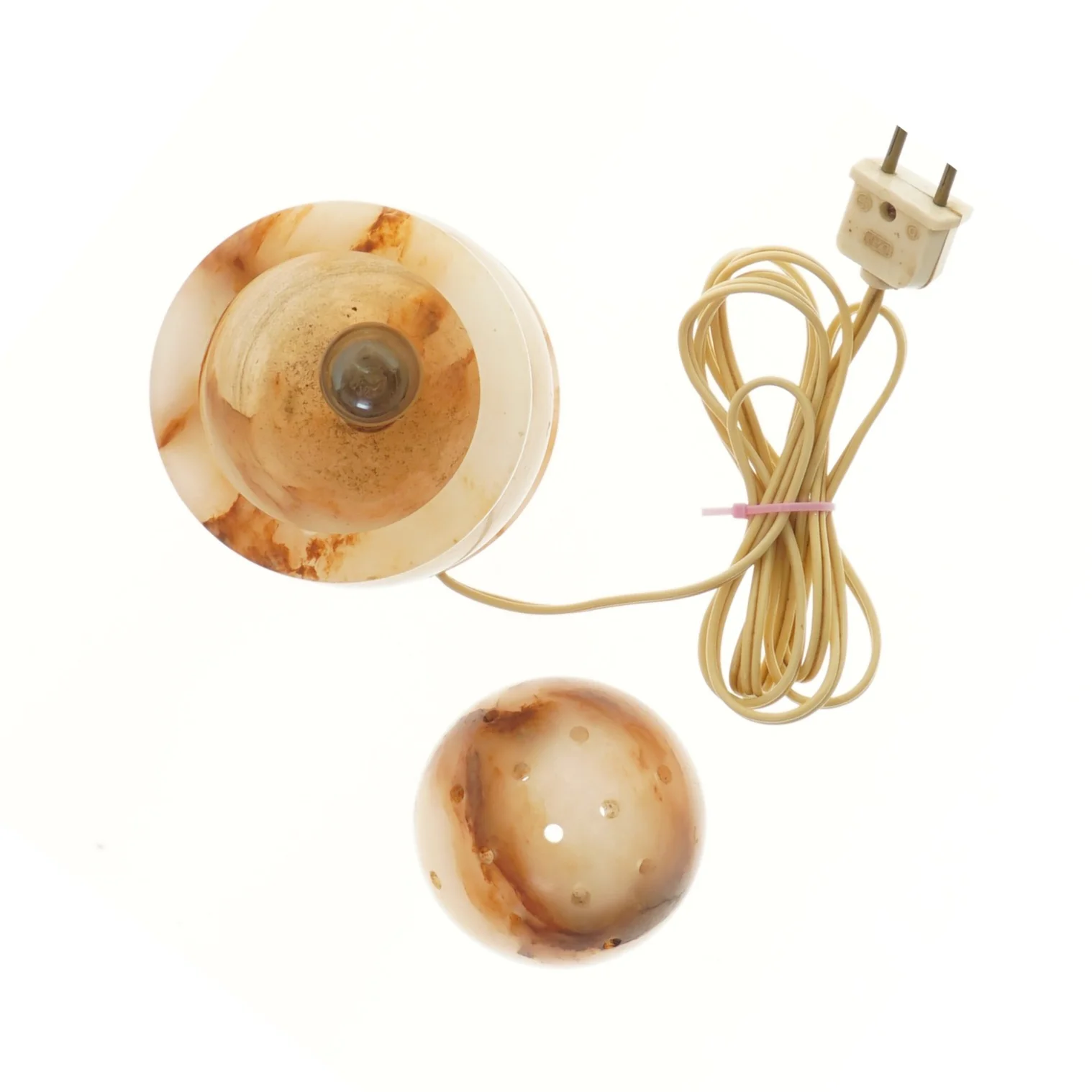 Ozon bordlampe i Onyx Alabast (str. Ø 10,5x17 cm)