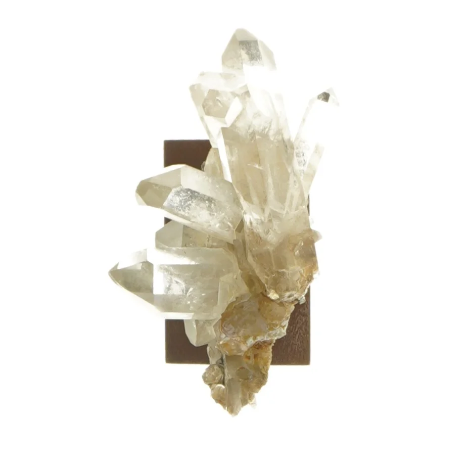Bjerg Krystal på træbase (str. ca. 10 cm)
