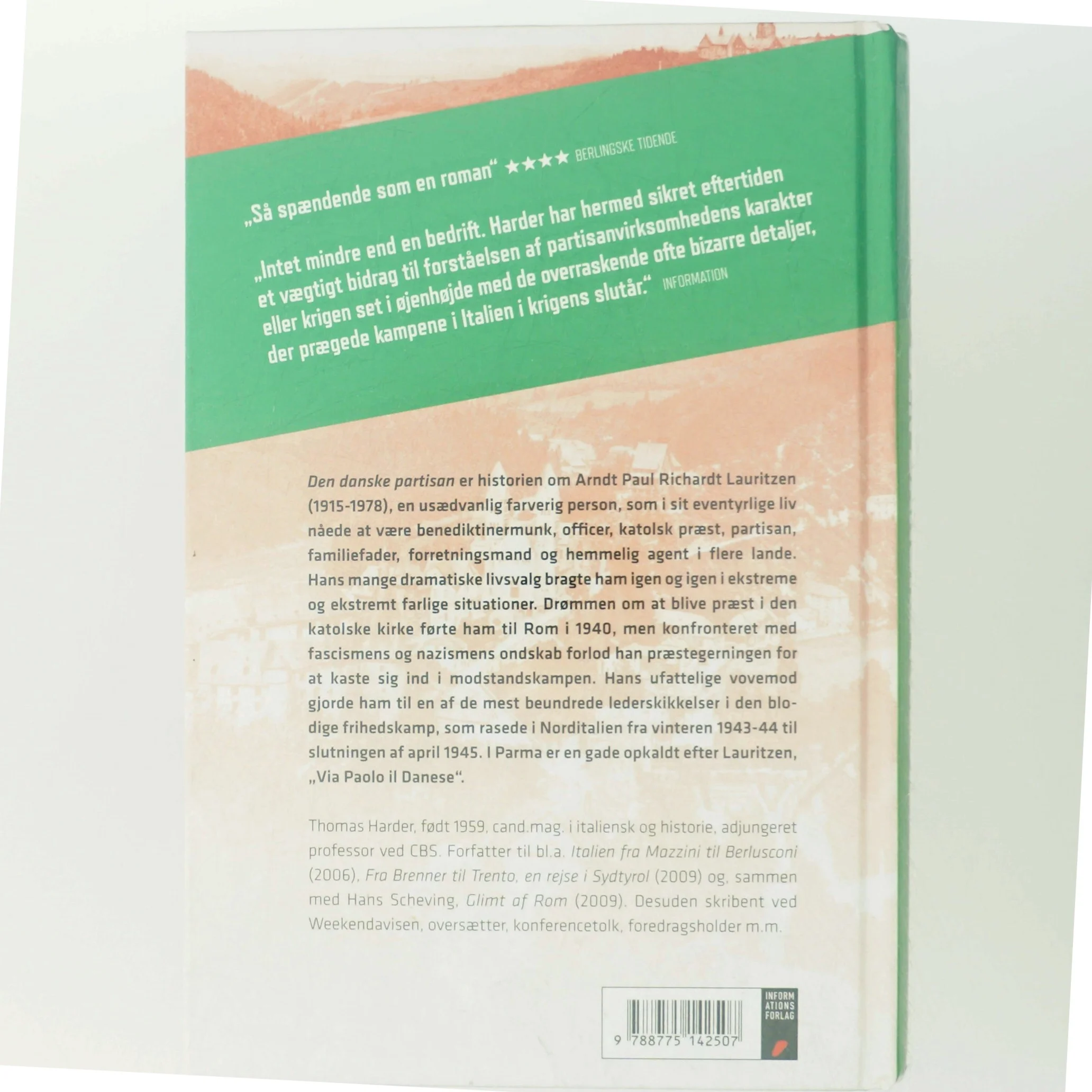 Den danske partisan : historien om Paolo il danese af Thomas Harder (Bog)