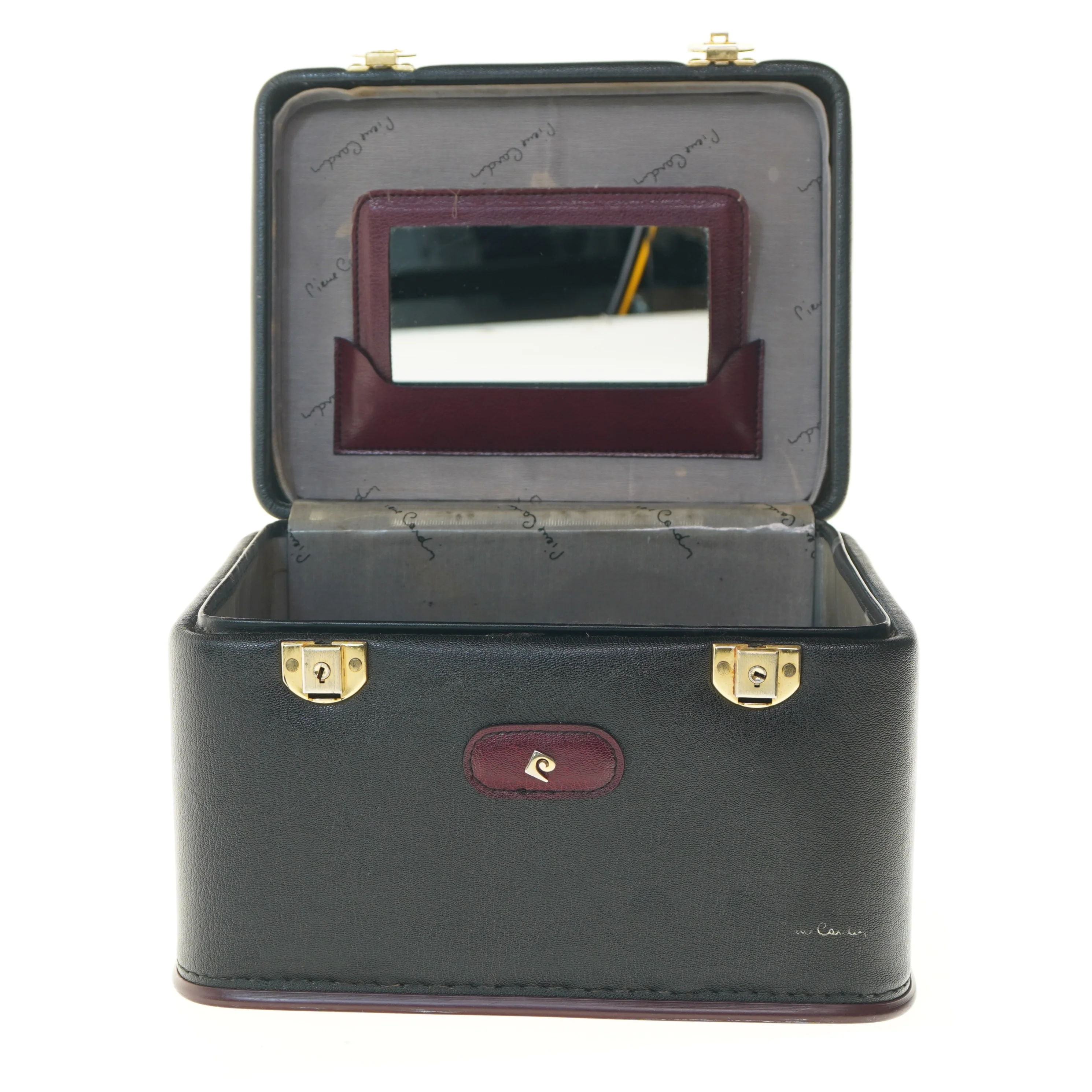 Læder Kosmetik eller smykkeboks fra Pierre Cardin (str. 31x24,5 cm)