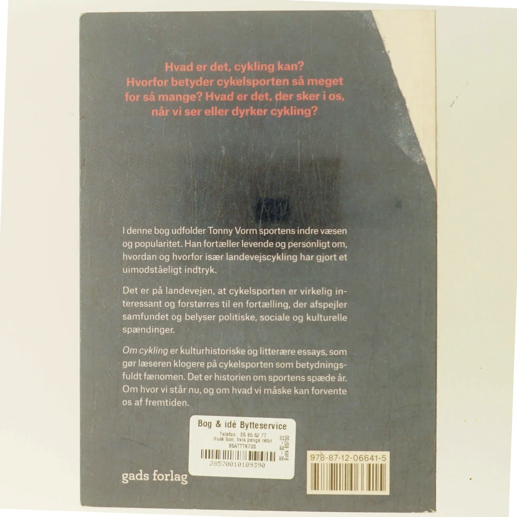 Om cykling af Tonny Vorm (Bog)