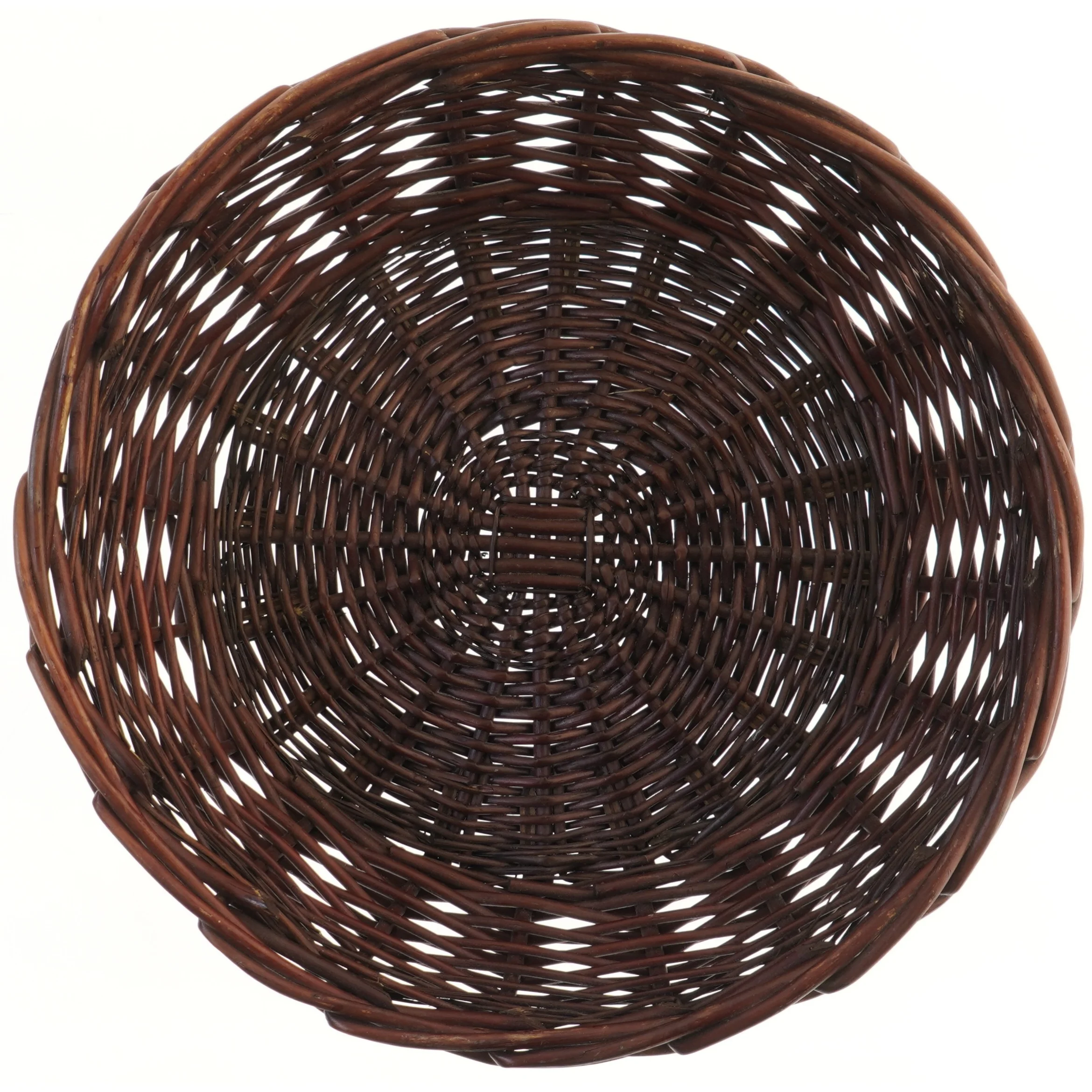 Stor rund Flettet kurv (str. Ø 44,5 cm)