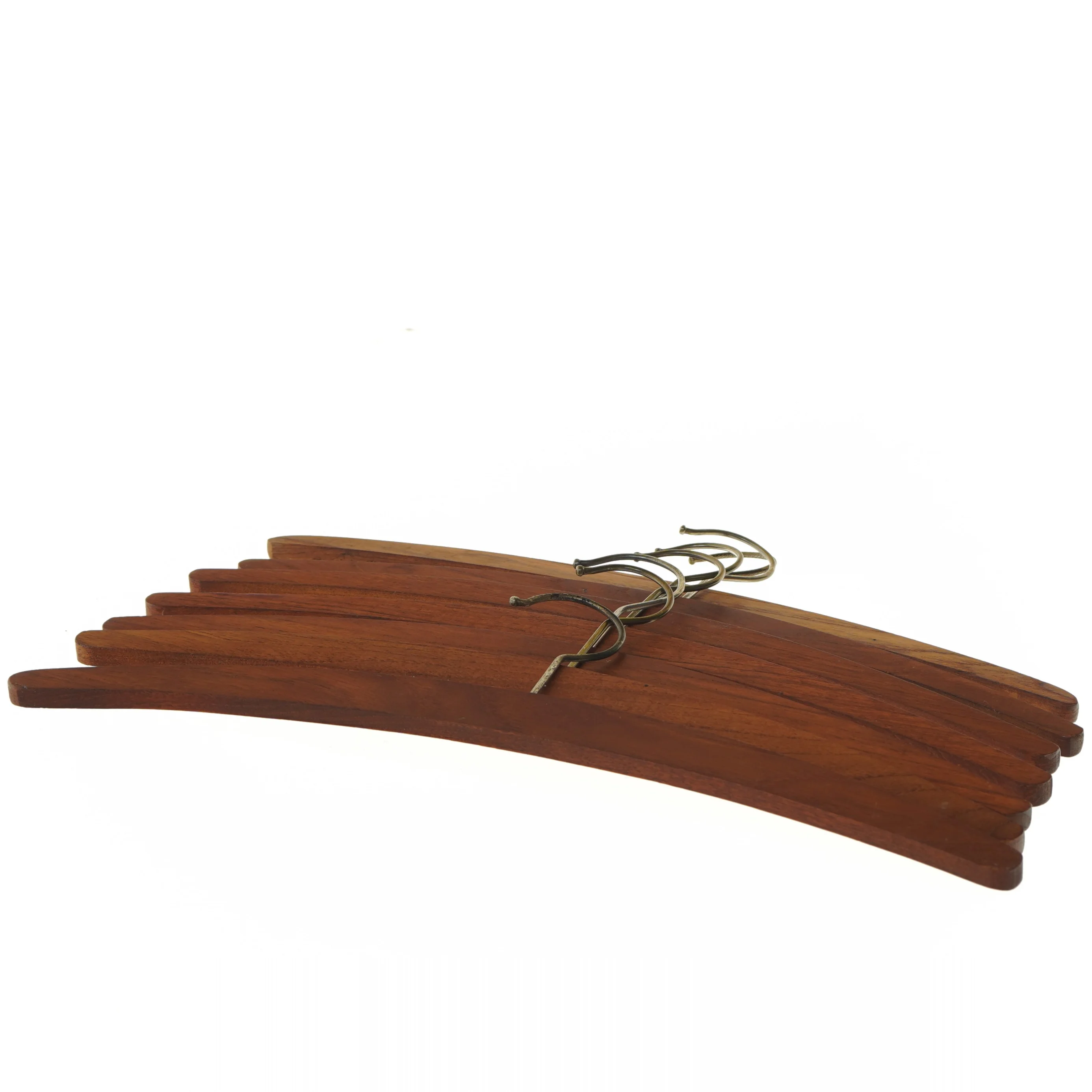 Teak Træbøjler (str. 45 cm, 7 styk cm)