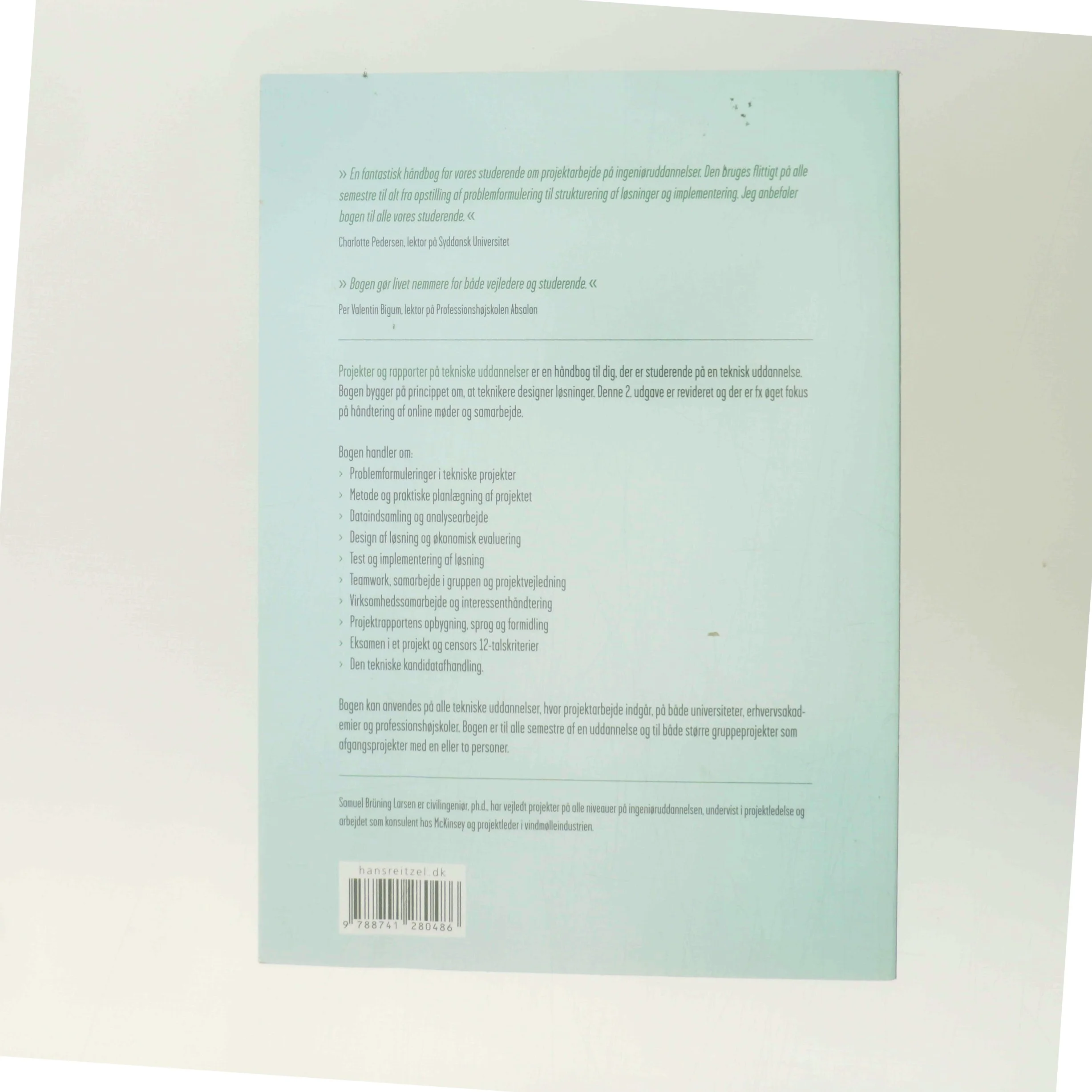 Projekter og rapporter på tekniske uddannelser af Samuel Brüning Larsen (Bog)