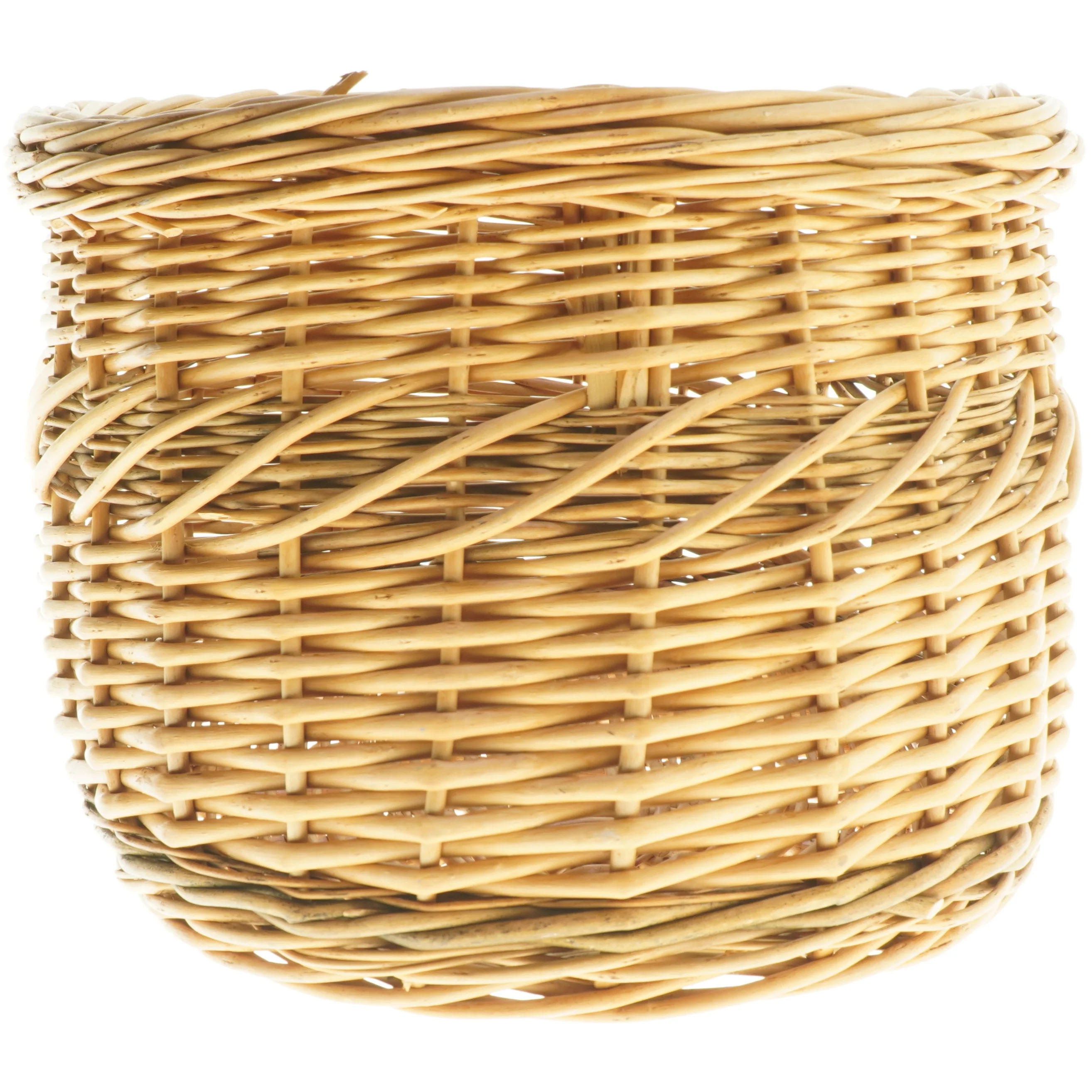 Flettet oval kurv (str. 40x20x26 cm)