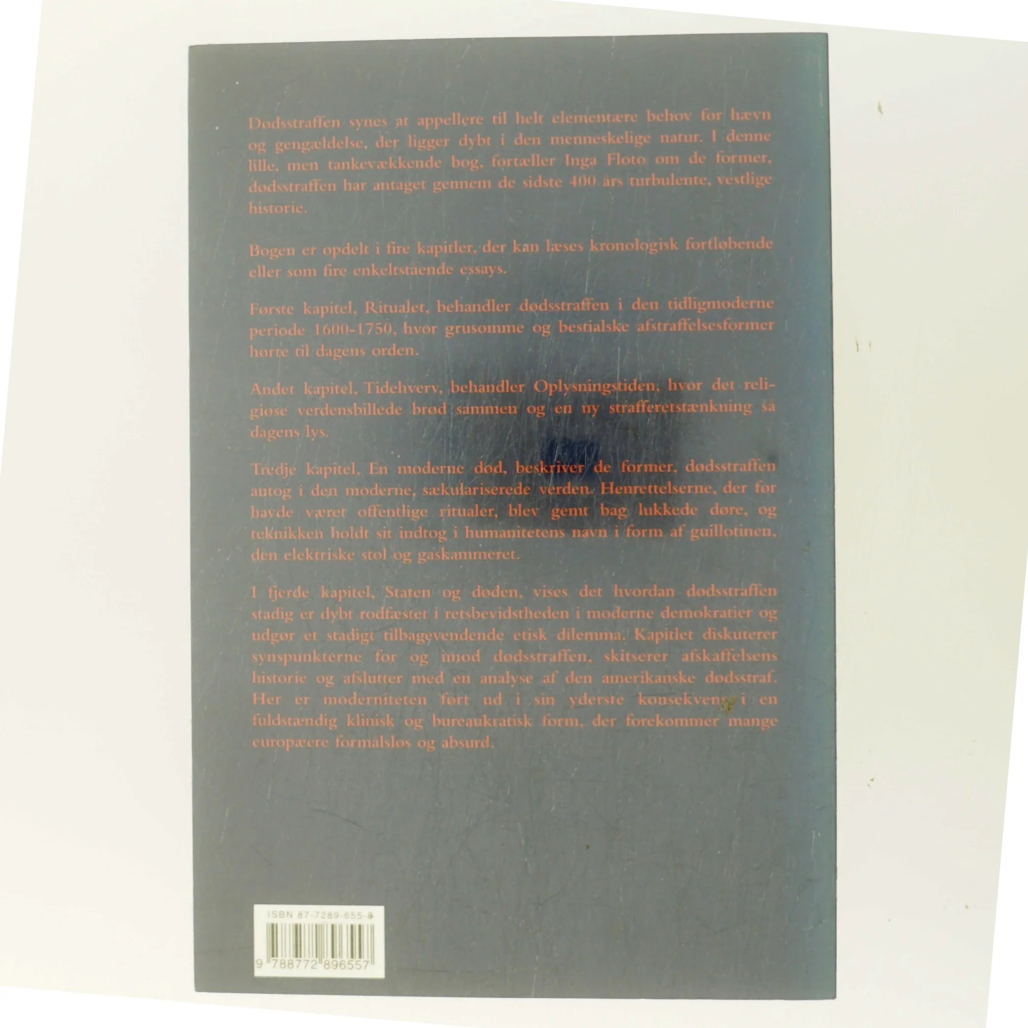 Dødsstraffens kulturhistorie : ritualer og metoder 1600-2000 af Inga Floto (Bog)