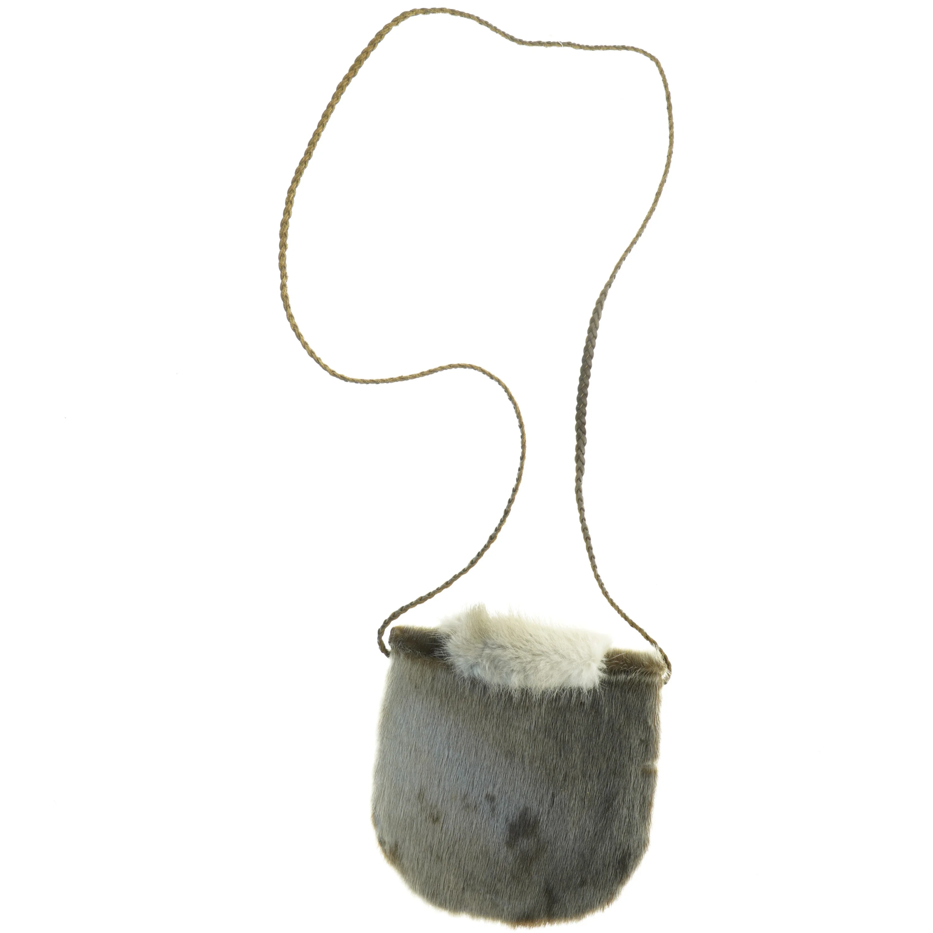 Sælskind Pels Crossbody taske (str. 18 x 17 cm)