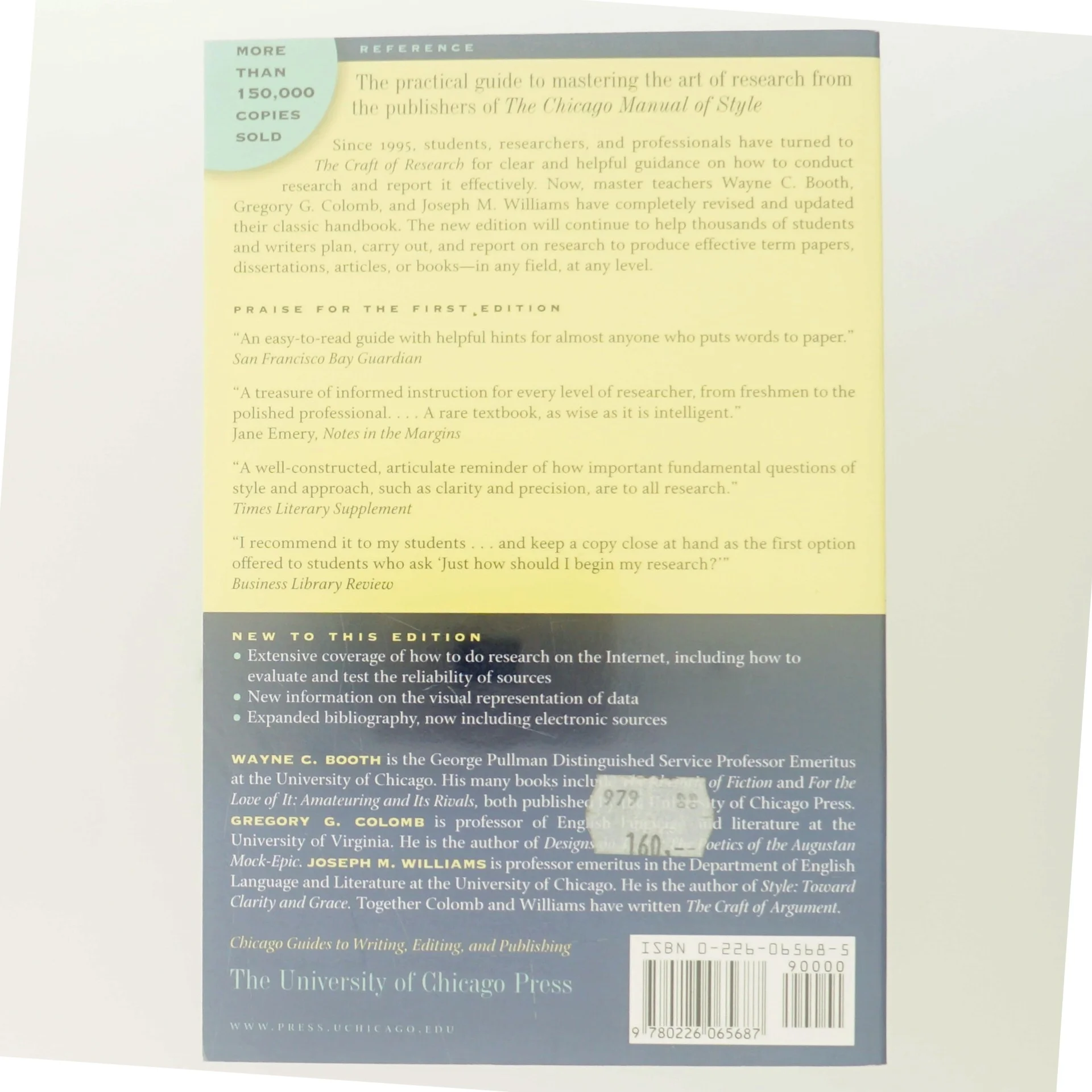 The craft of research (Bog)