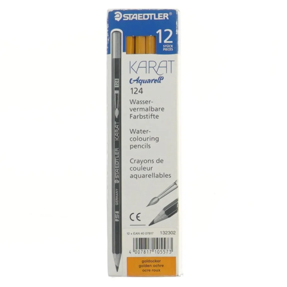 Akvarelblyanter, Staedtler Karat 12 stk fra Staedtler (str. 18 cm)