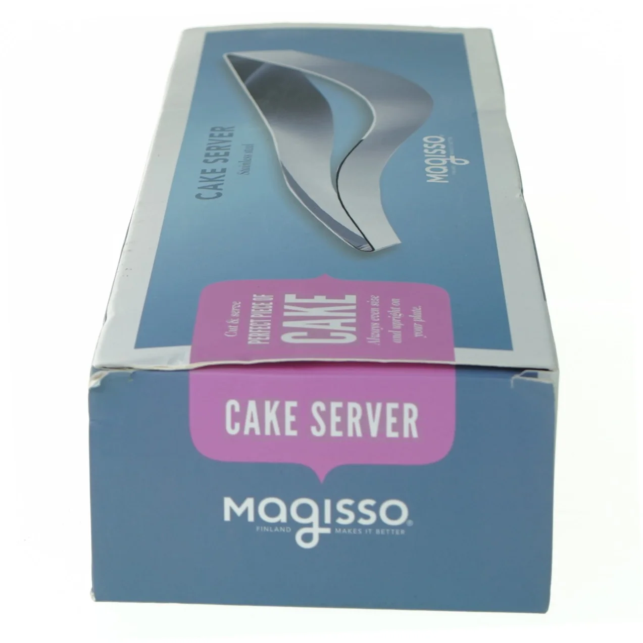 Lagkage Serverings Kniv/Tang i Rustfrit Stål fra Magisso (str. 26 x 9 cm)