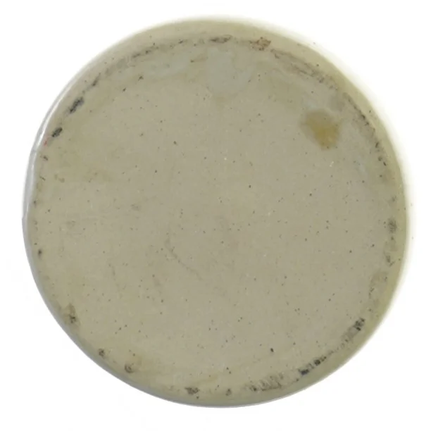 Fransk Keramik krukke med låg (str. 12 x 10 cm)