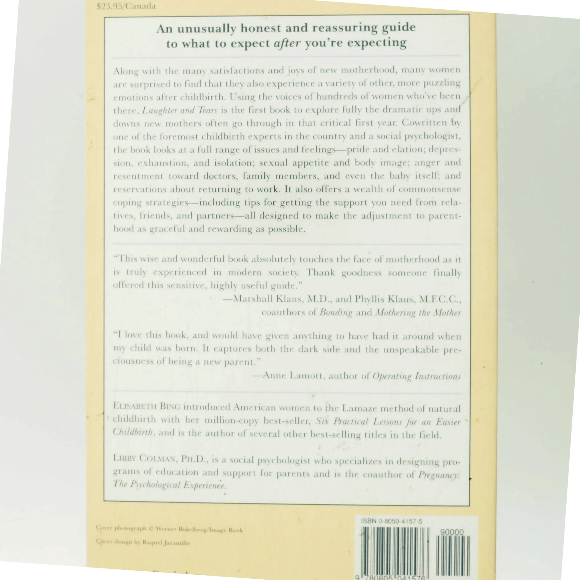 Laughter and Tears: The Emotional Life of New Mothers (Bog)