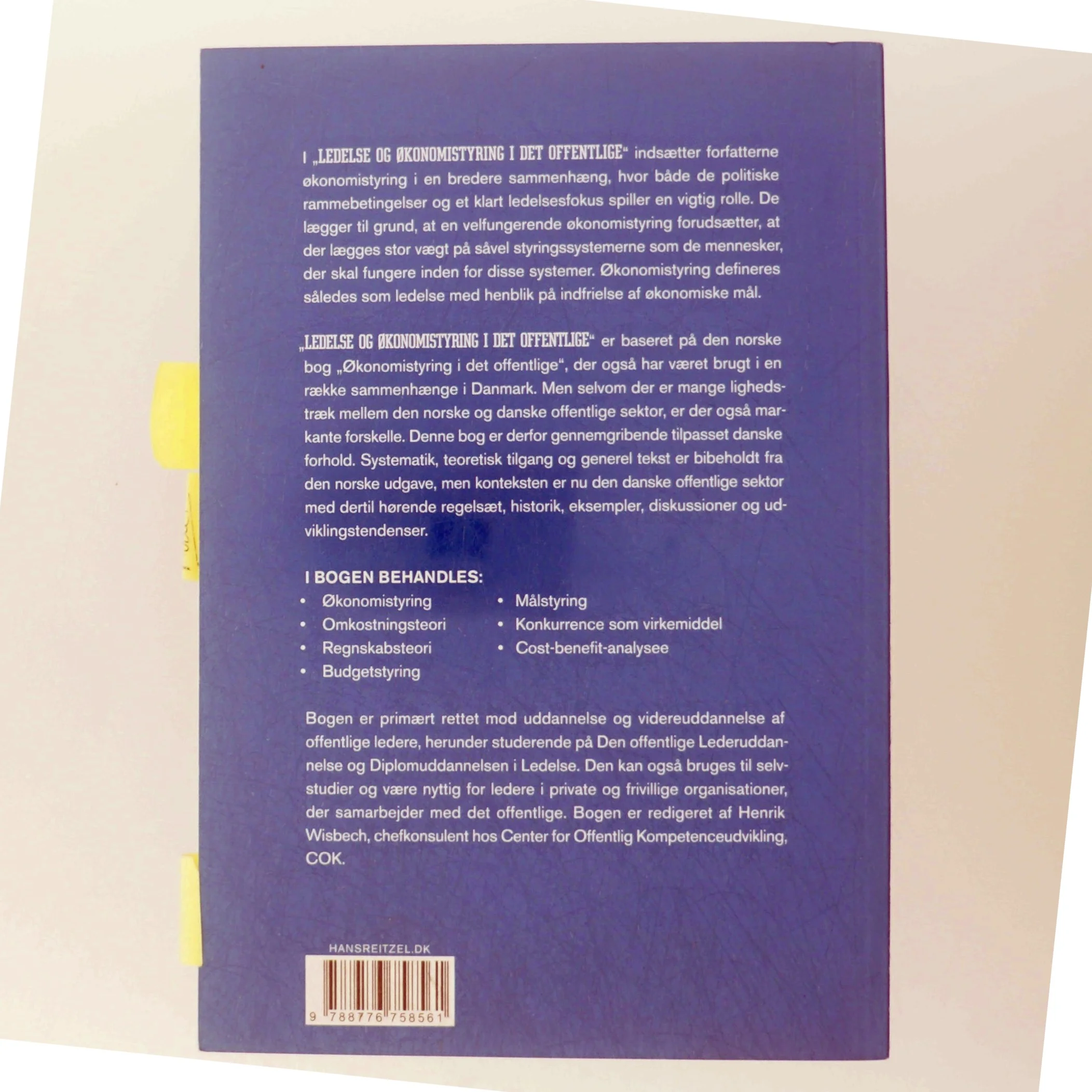 Ledelse og økonomistyring i det offentlige af Tor Busch (Bog)