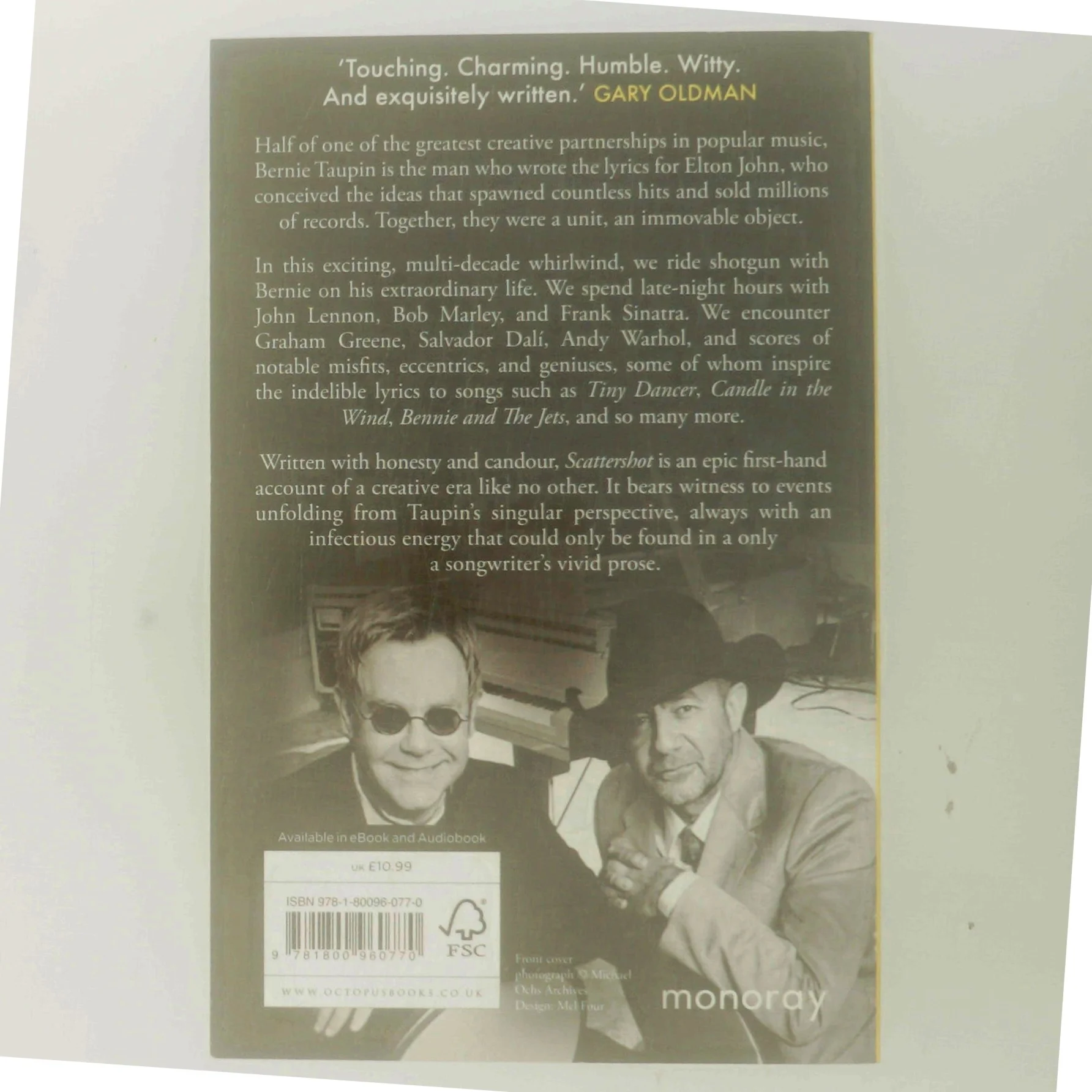 Scattershot af Bernie Taupin (Bog)