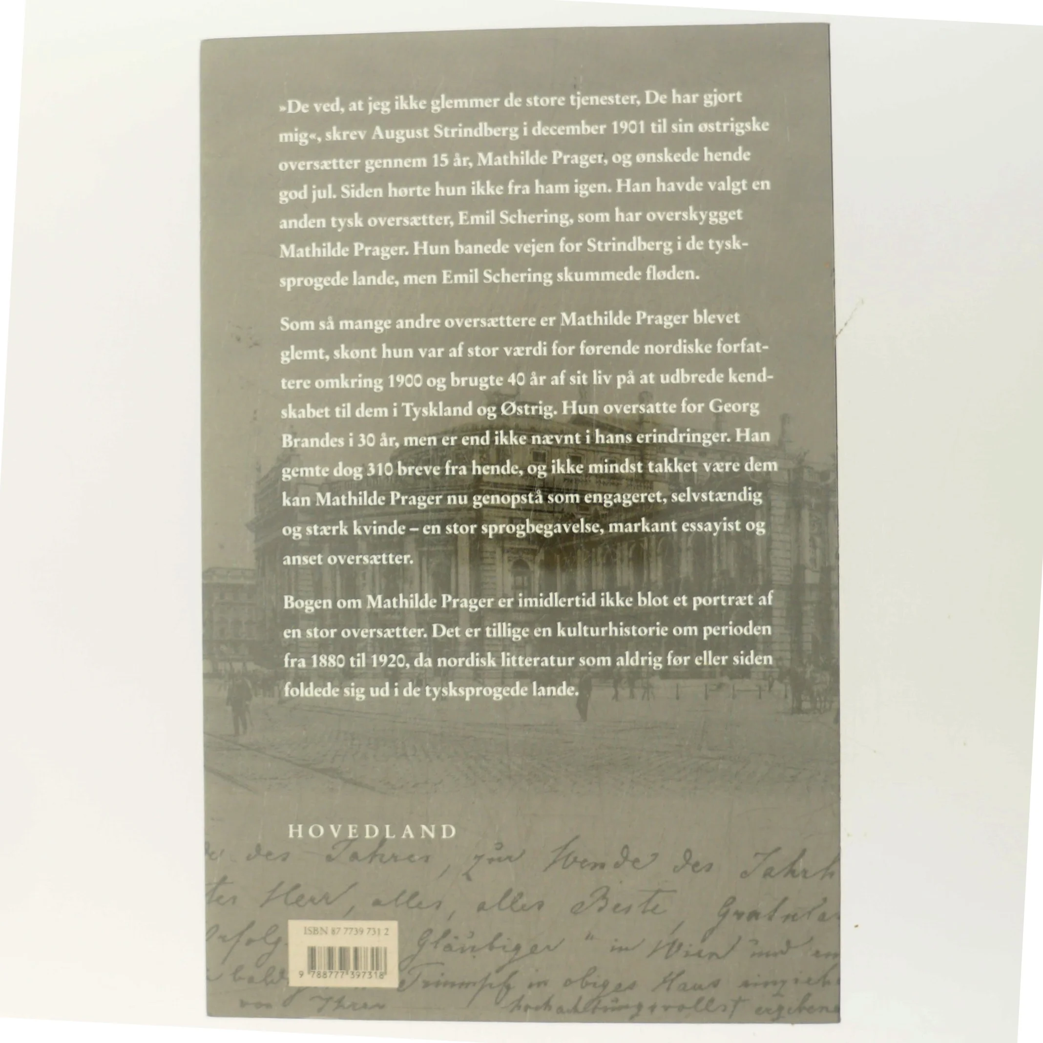 Mathilde Prager : tolk for tidens store mænd af Karin Bang (f. 1950) (Bog)