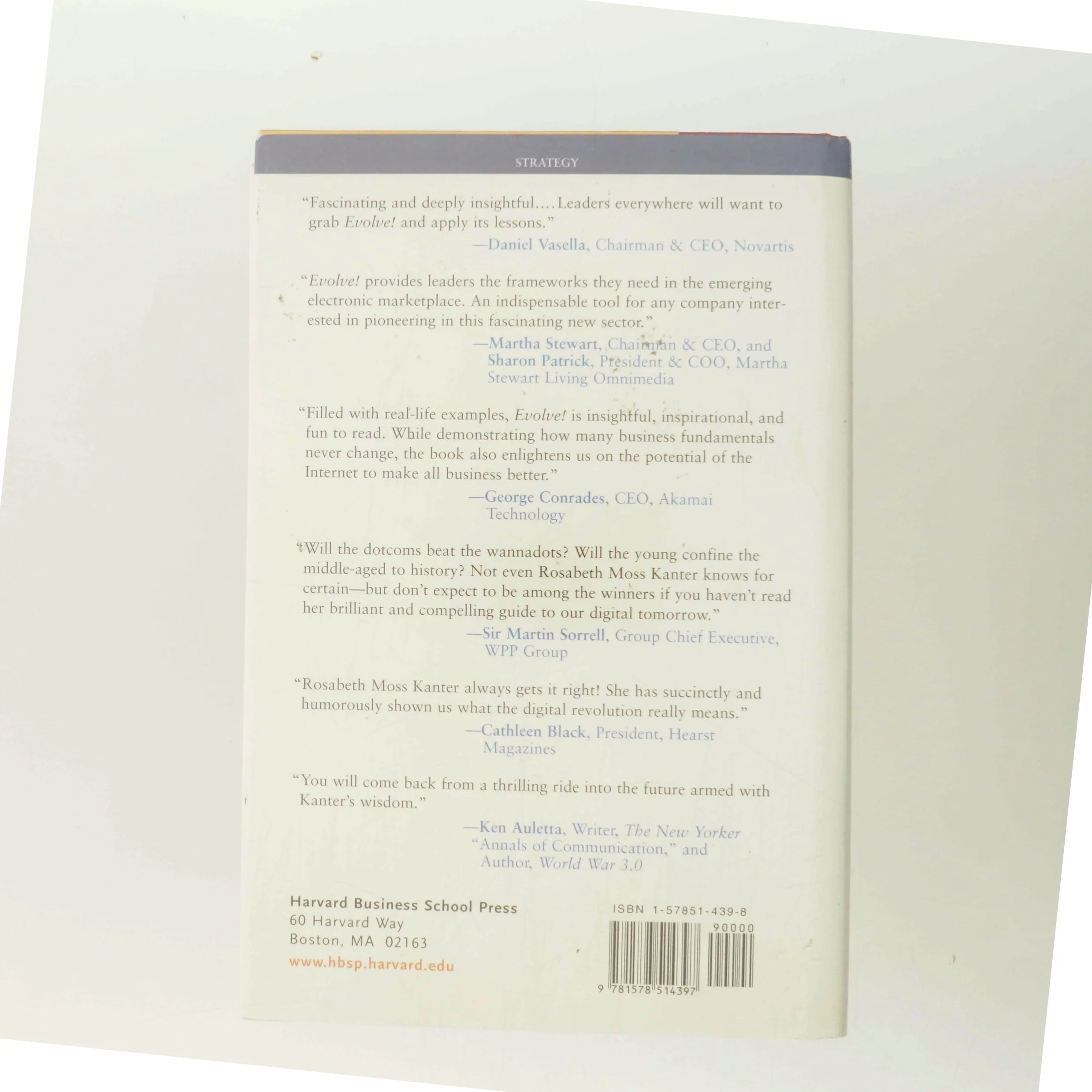 Evolve! : Succeeding in the digital culture of tomorrow af Rosabeth Moss Kanter (Bog)