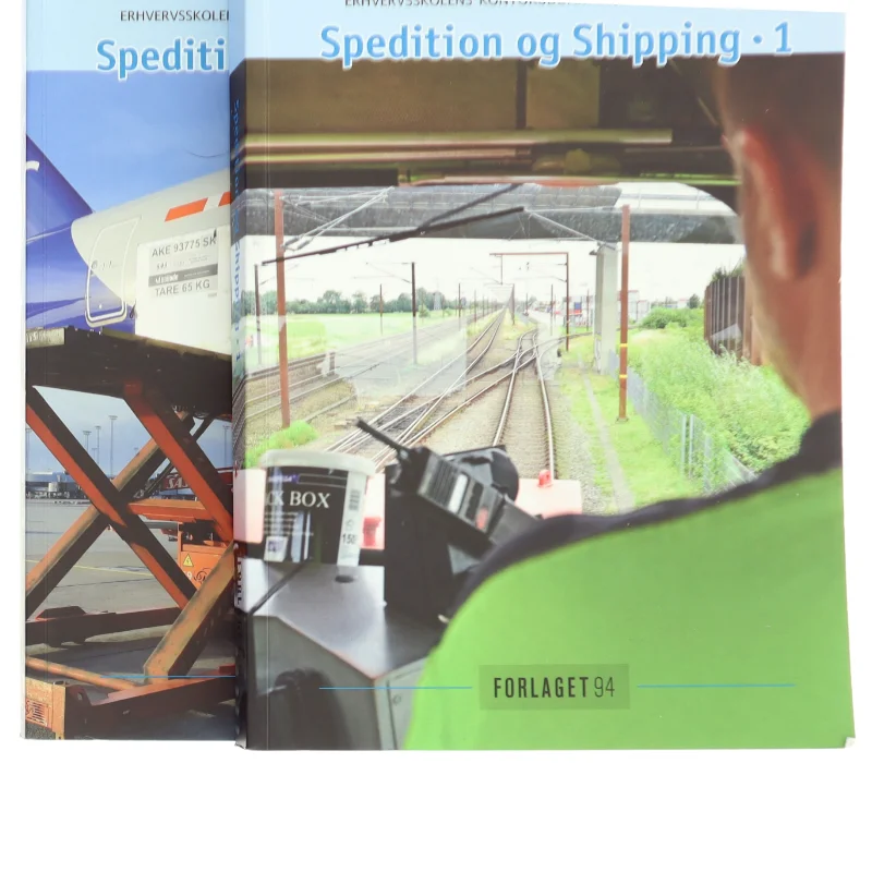 Fagbøger: Spedition og Shipping Grundbog 1 og 2 fra FORLAGET94