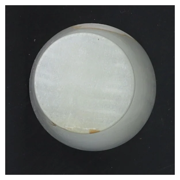 Alabaster vase (str. Ø 5 cm længde 8 cm)