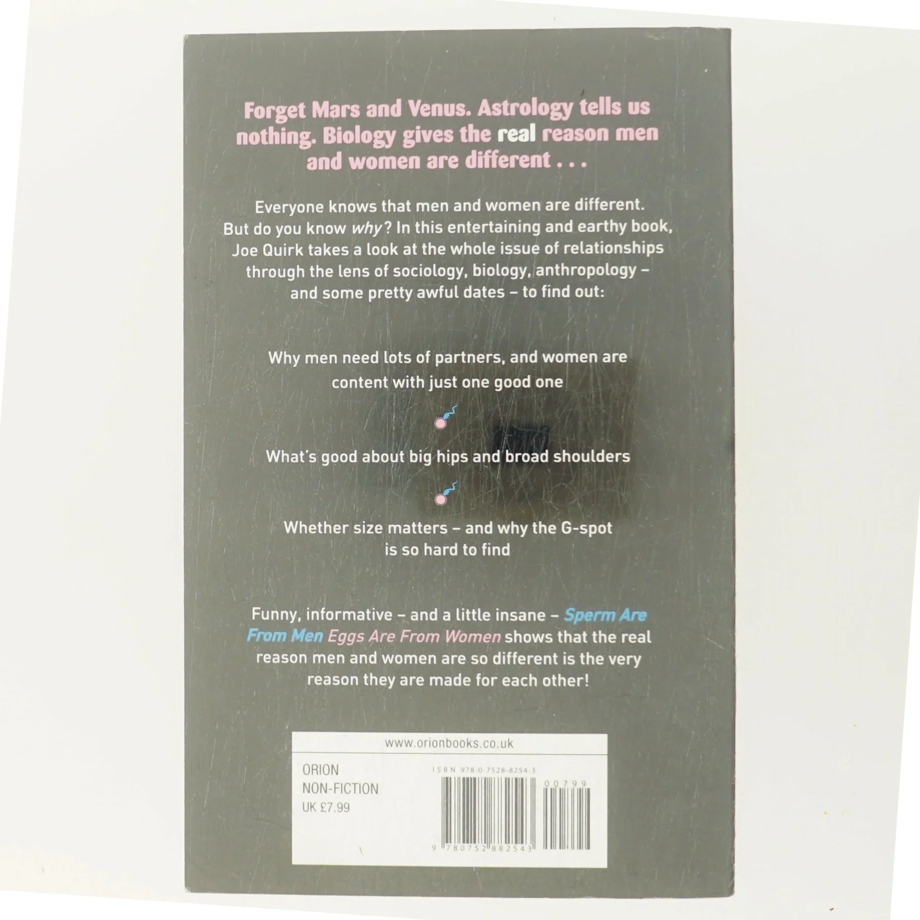 Sperm are from Men, Eggs are from Women af Joe Quirk (Bog)