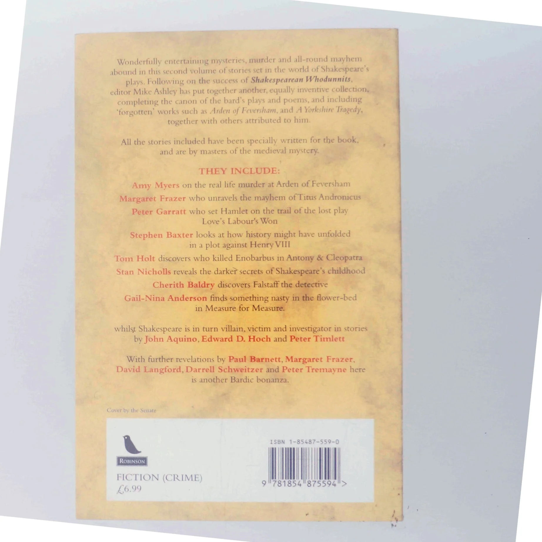 Shakespearean Detectives af Mike Ashley (Bog)