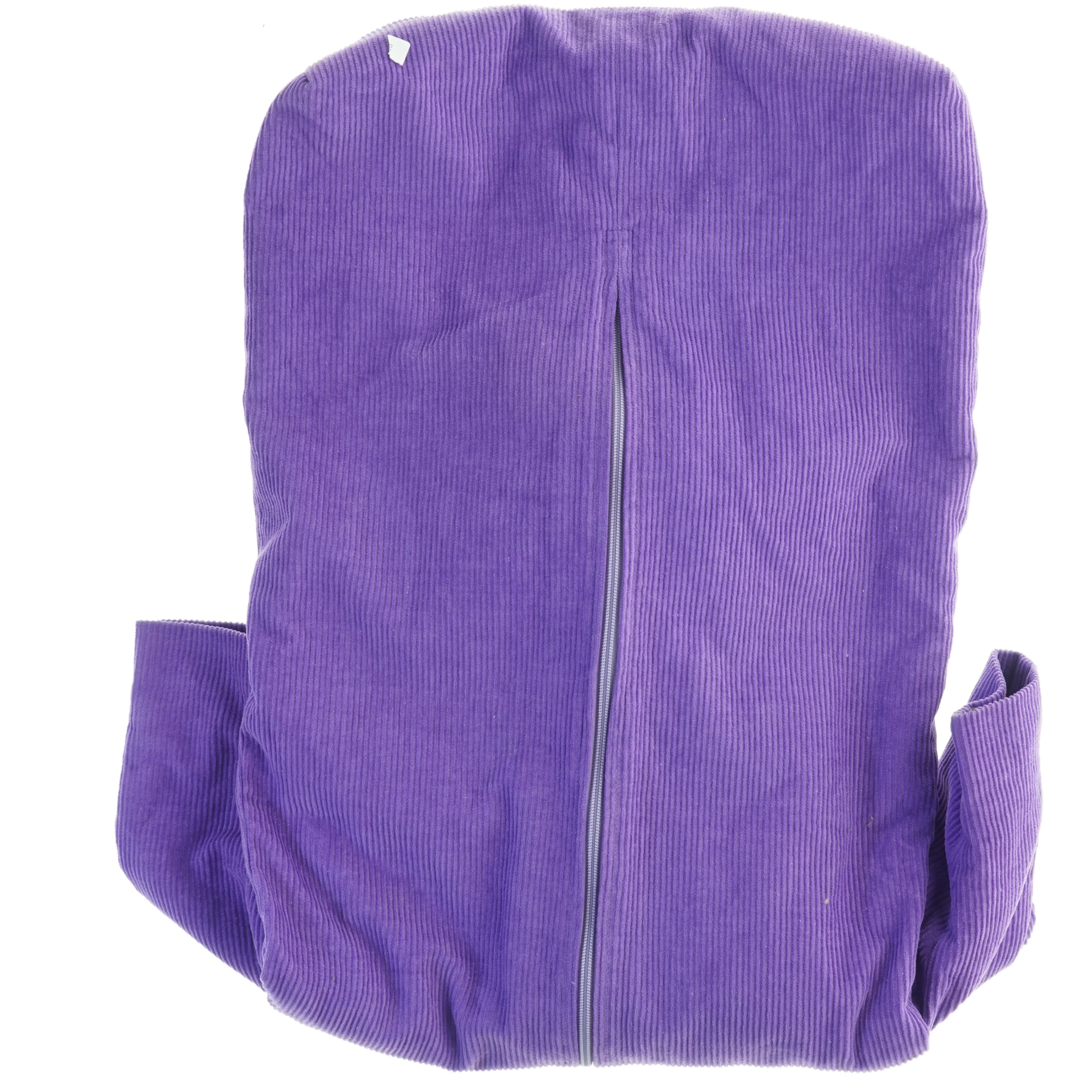 Lilla fløjl sove/køre pose til baby fra Gro (str. M, 74 x 41 cm ærme i 19,5 cm)