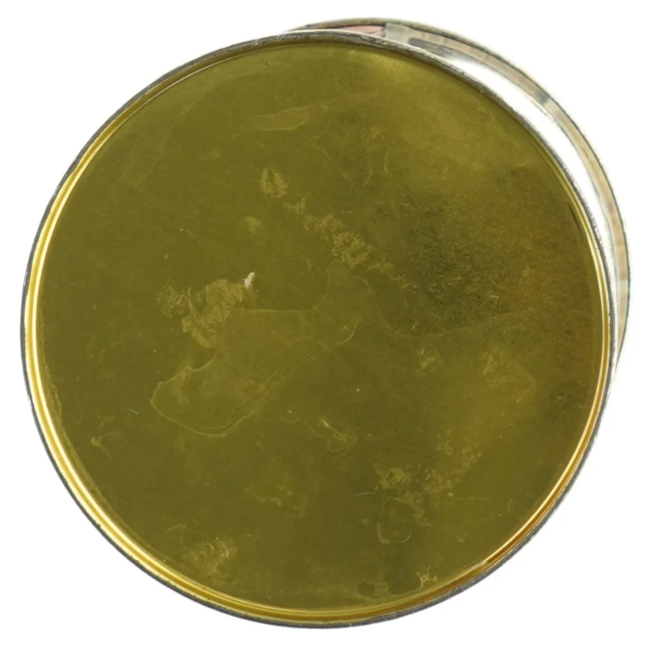 Vintage Irma Rund metaldåse med børneprint (str. 19 cm)