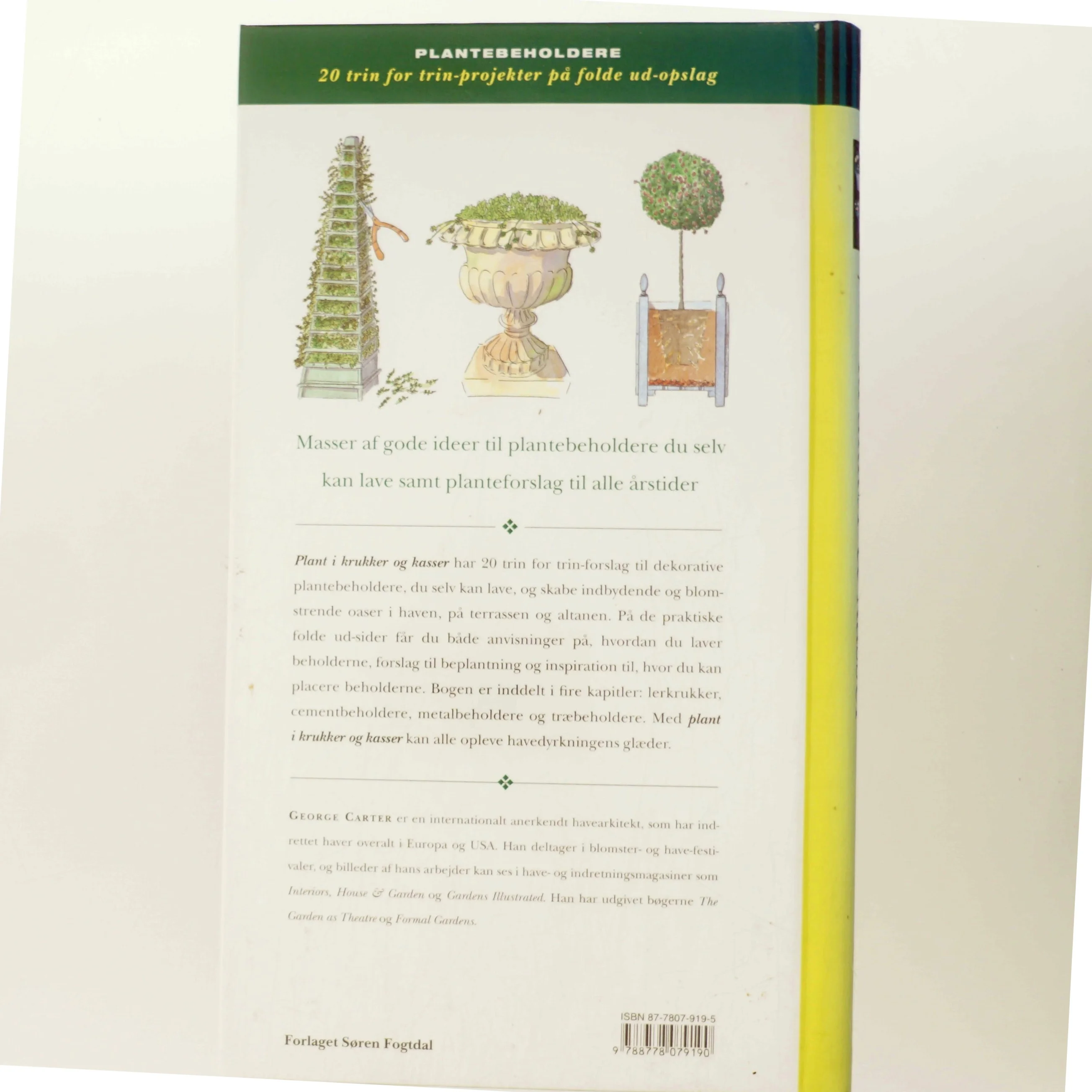 Plant i krukker og kasser af George Carter (f. 1948) (Bog)