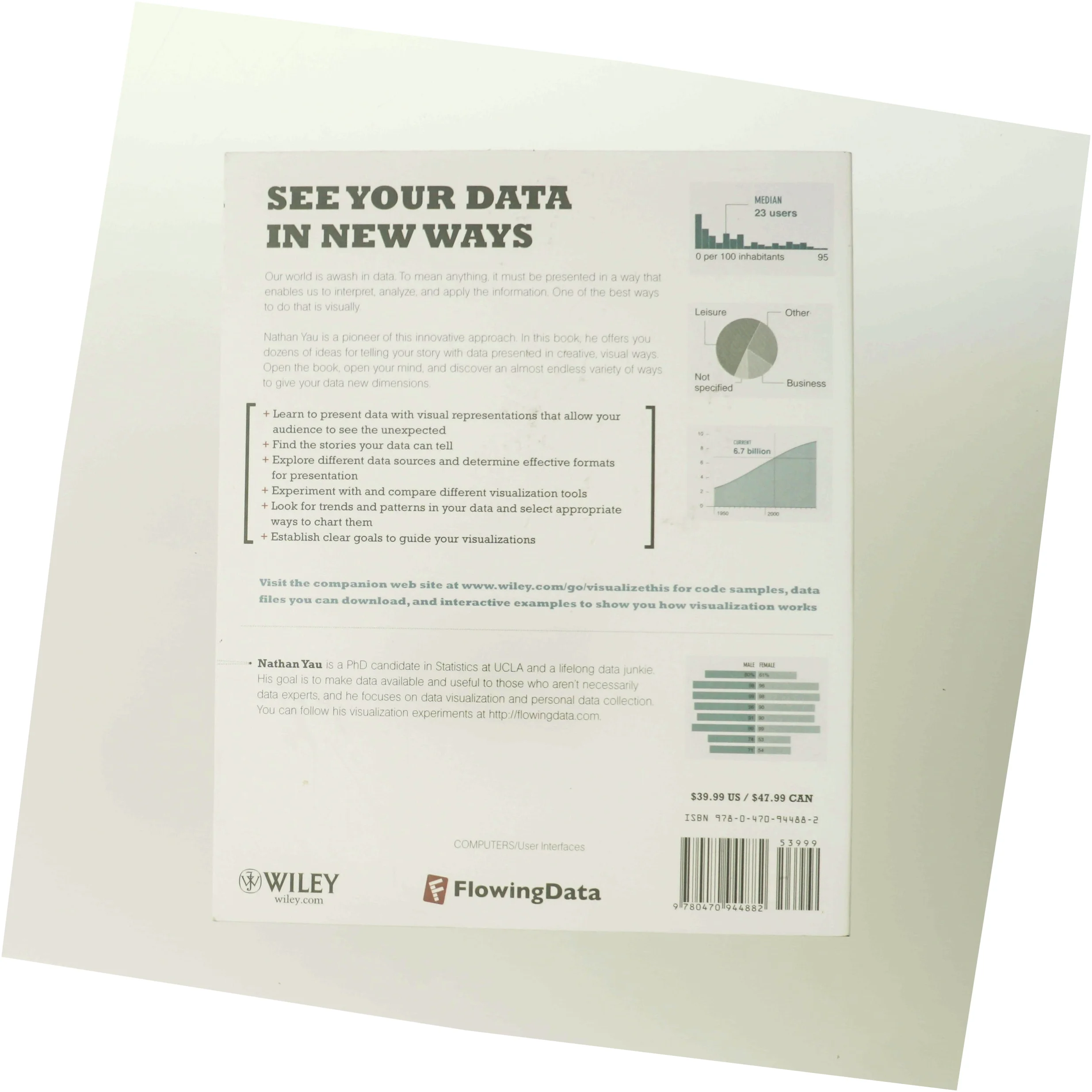 Visualize this : the FlowingData guide to design, visualization, and statistics af Nathan Yau (Bog)