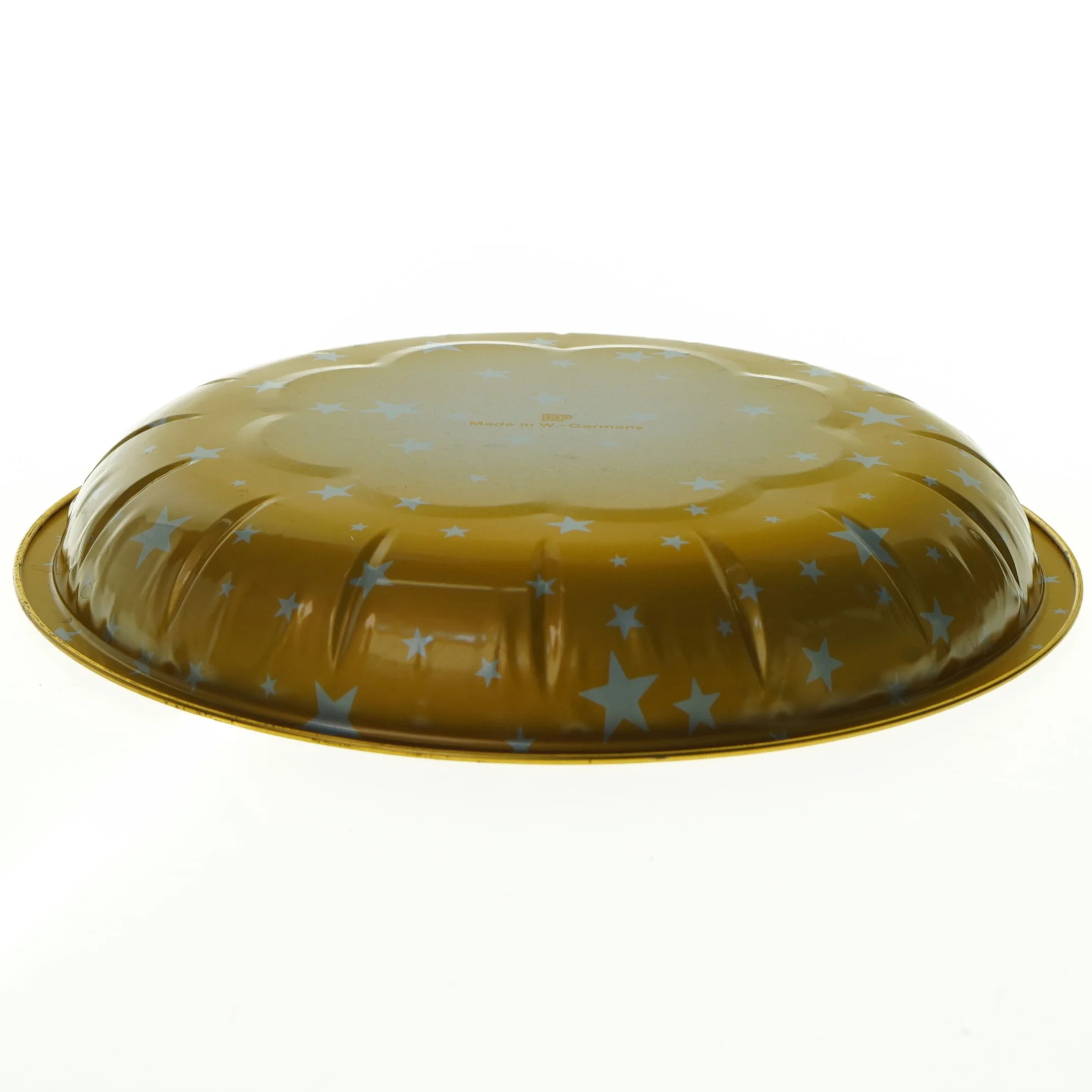 1980er Stjerne serveringsfad metalskål  (str. Ø. 26 cm)