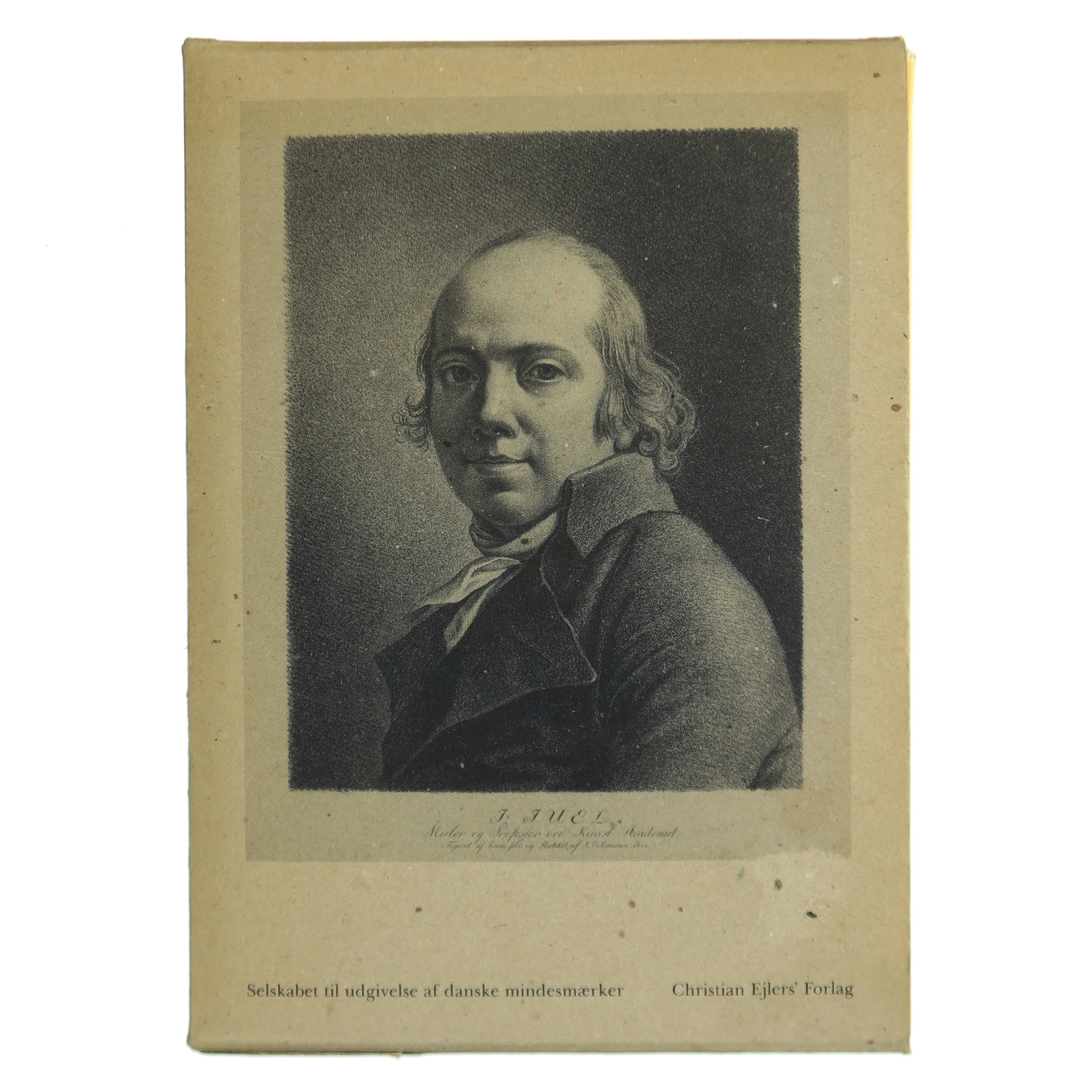 Jens Juel, 2 bind med kasette, af Ellen Poulsen (f. 1911) (Bog)