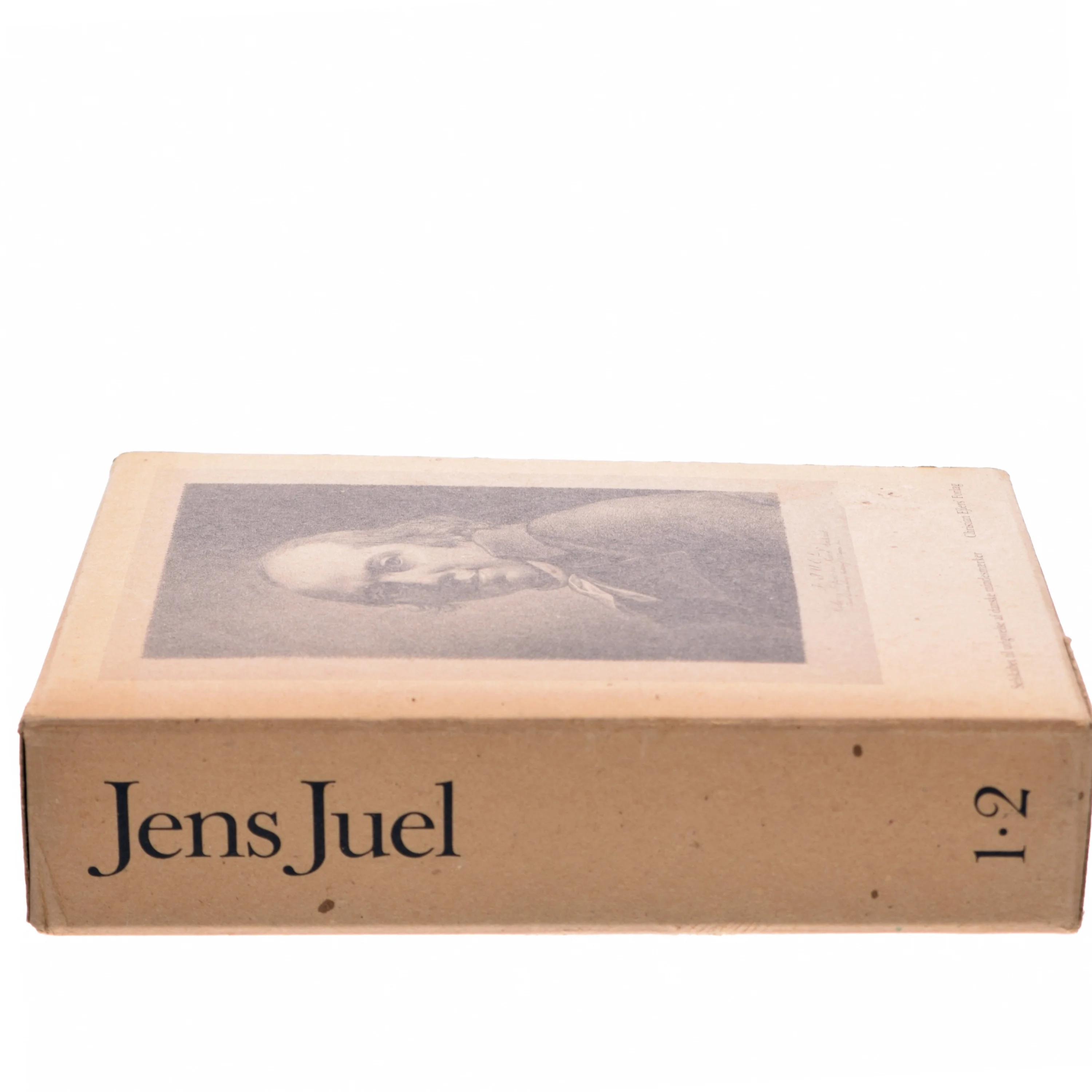 Jens Juel, 2 bind med kasette, af Ellen Poulsen (f. 1911) (Bog)