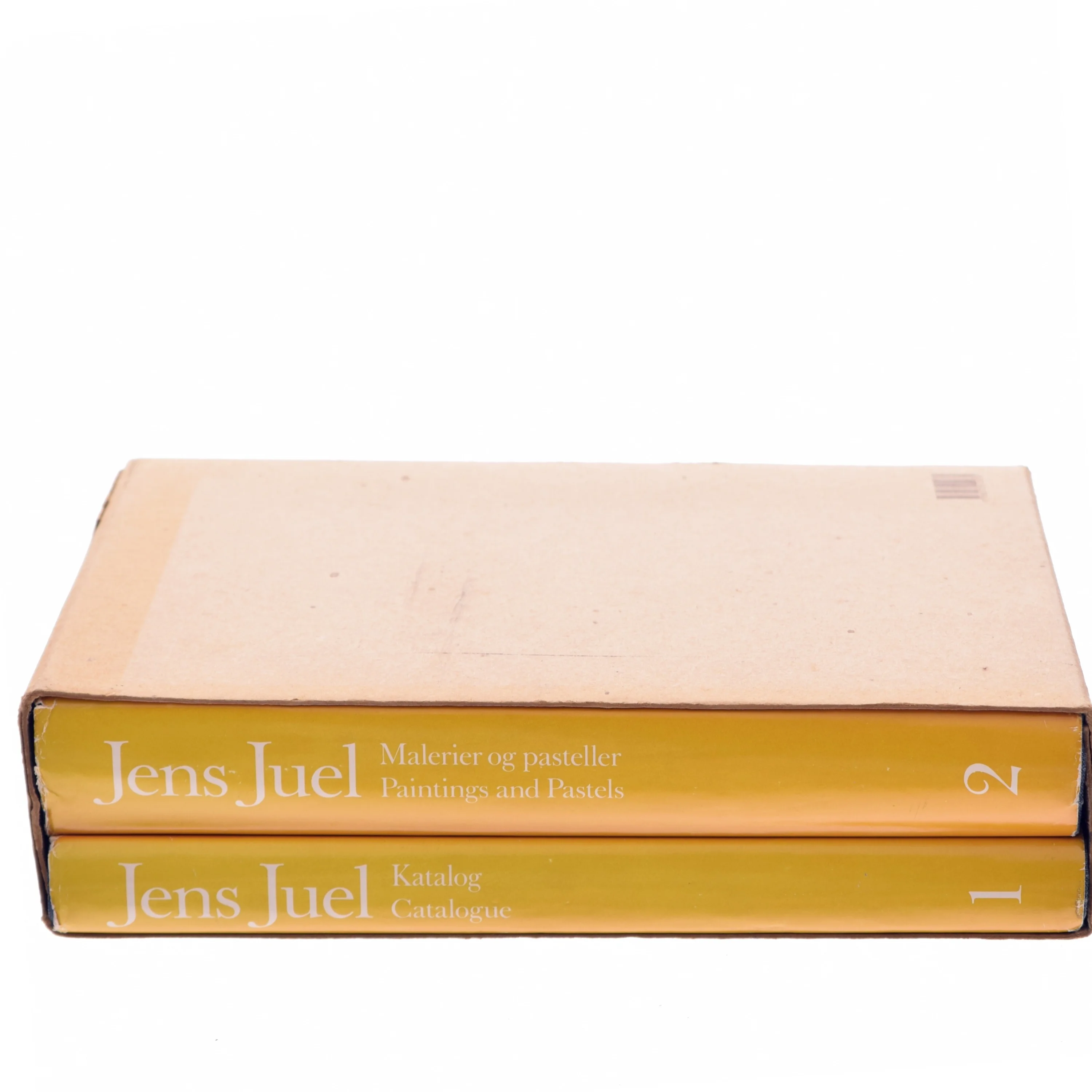 Jens Juel, 2 bind med kasette, af Ellen Poulsen (f. 1911) (Bog)