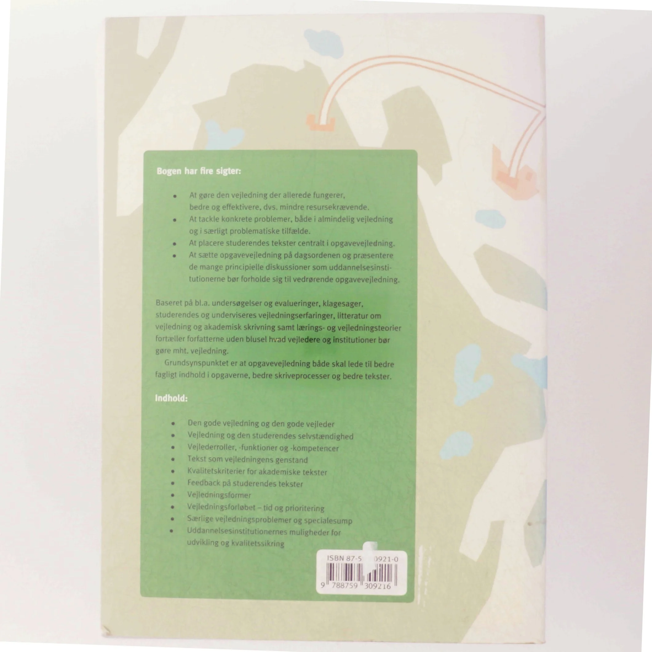 Vejledning : en brugsbog for opgave- og specialevejledere på videregående uddannelser (Bog)