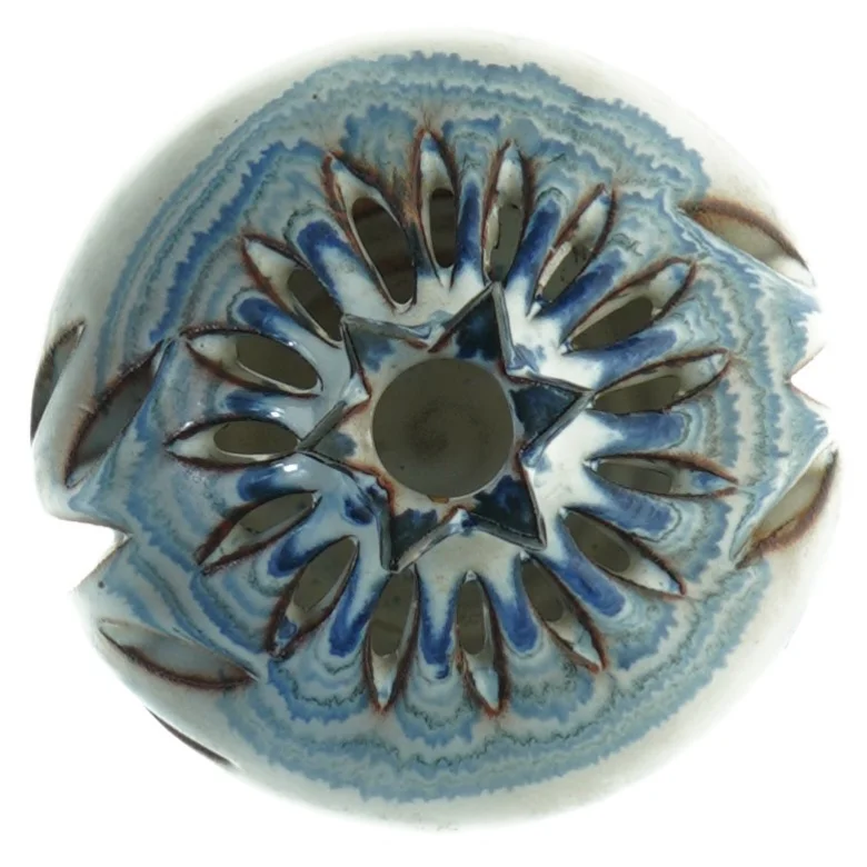 Keramisk lyseholder (str. 10 x 10 cm)