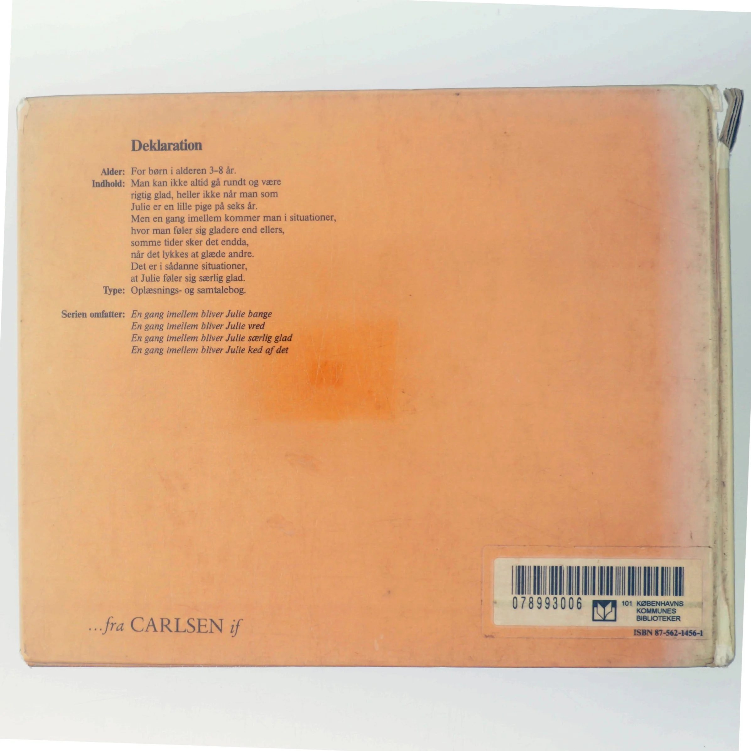 En gang imellem bliver Julie særlig glad af Katarina Hellner (Bog)