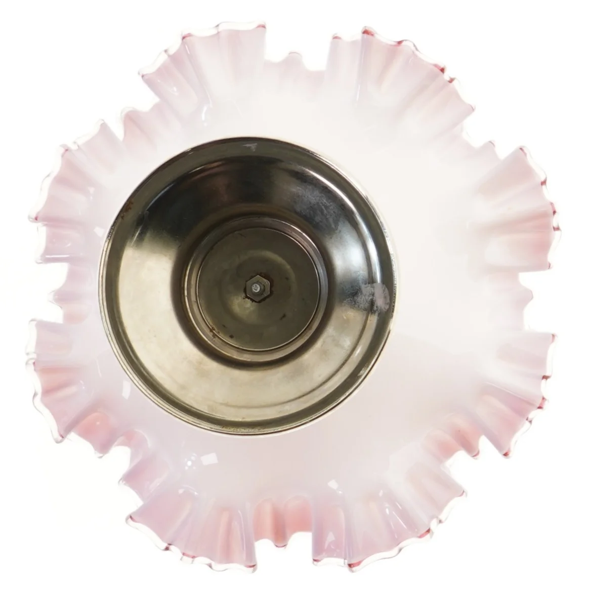 Vintage visitkort skål opsats (str. Ø 23,5 cm længde 22 cm)