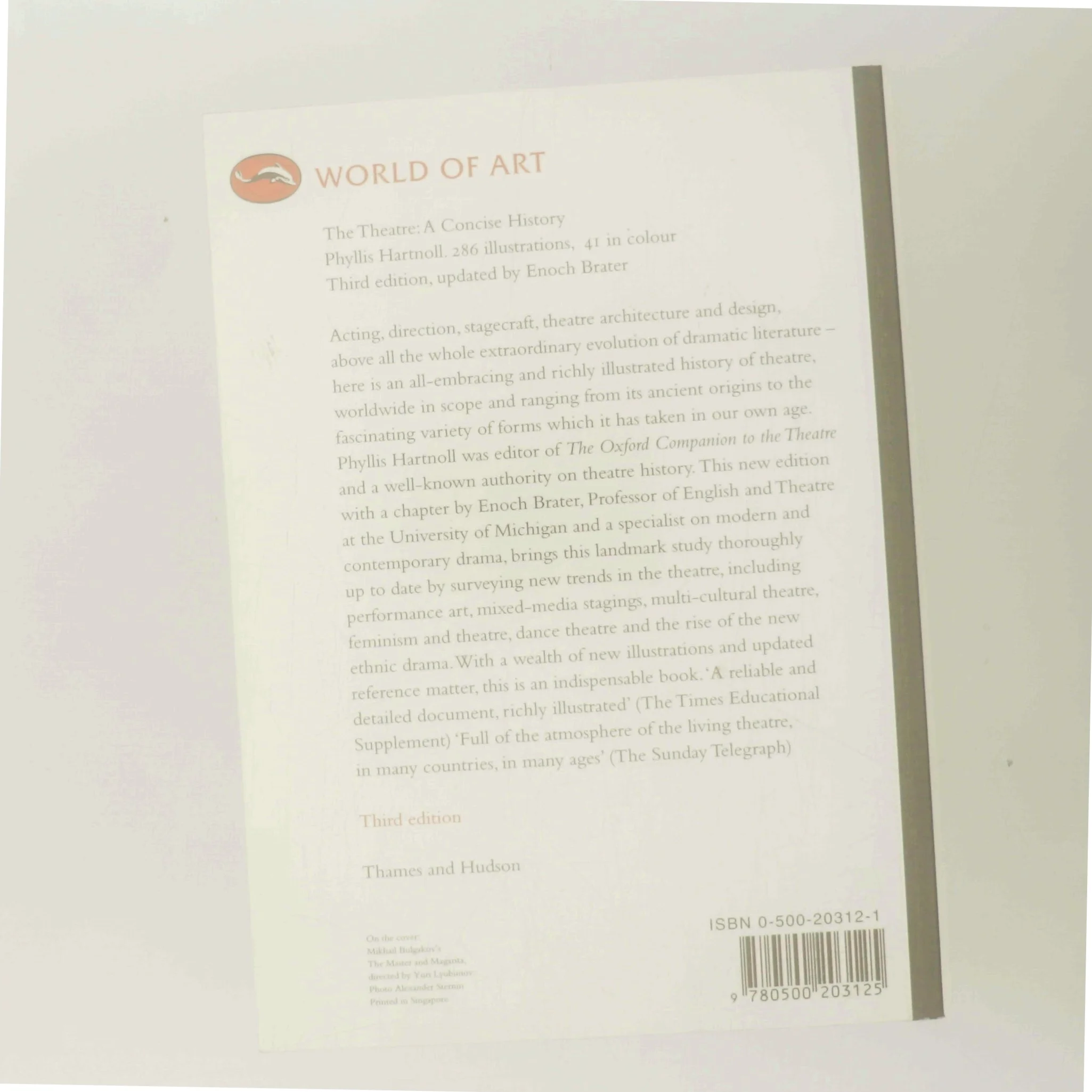 The theatre : a concise history af Phyllis Hartnoll (Bog)